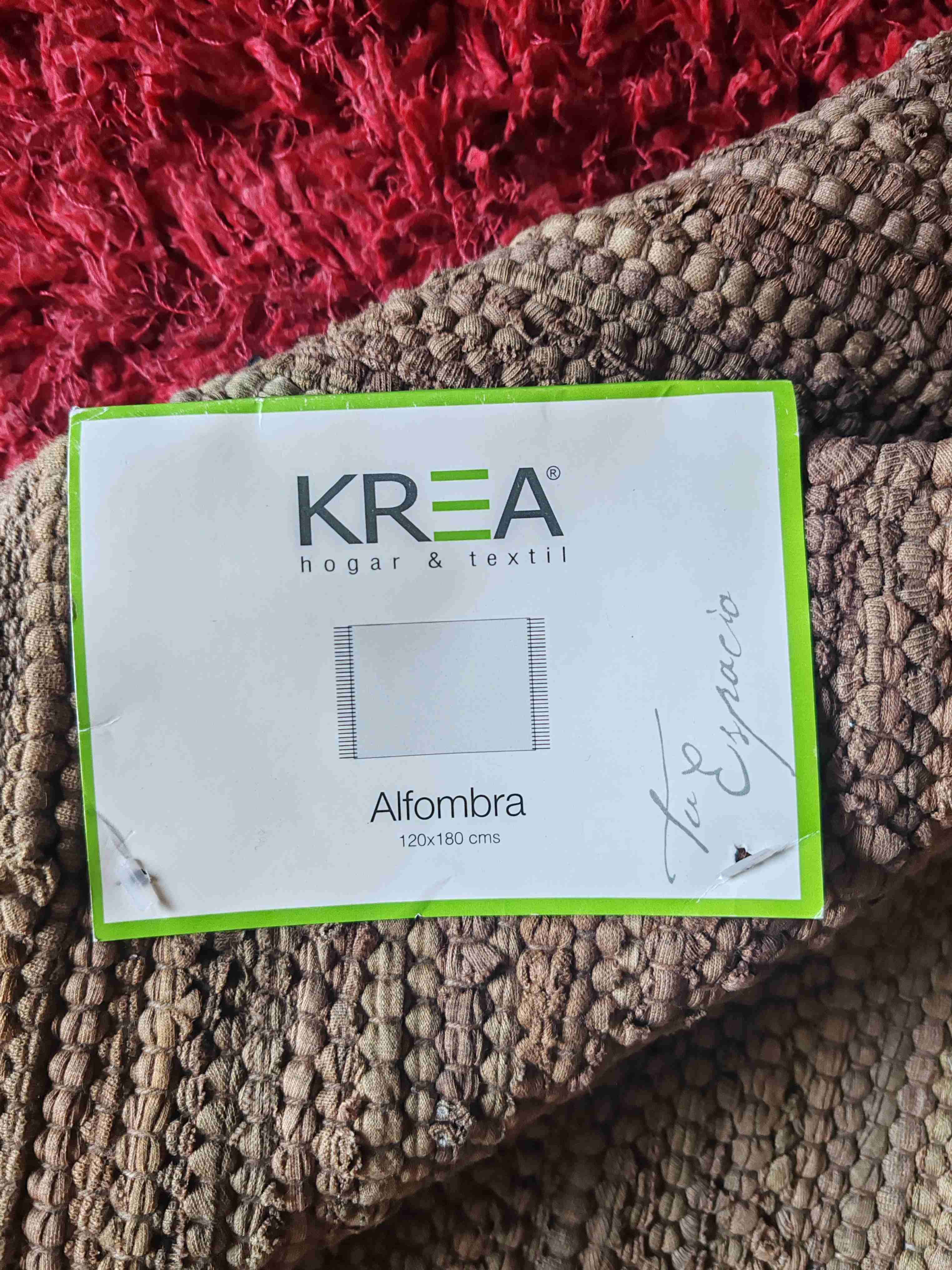 Alfombra tejida marrón - miniatura 2