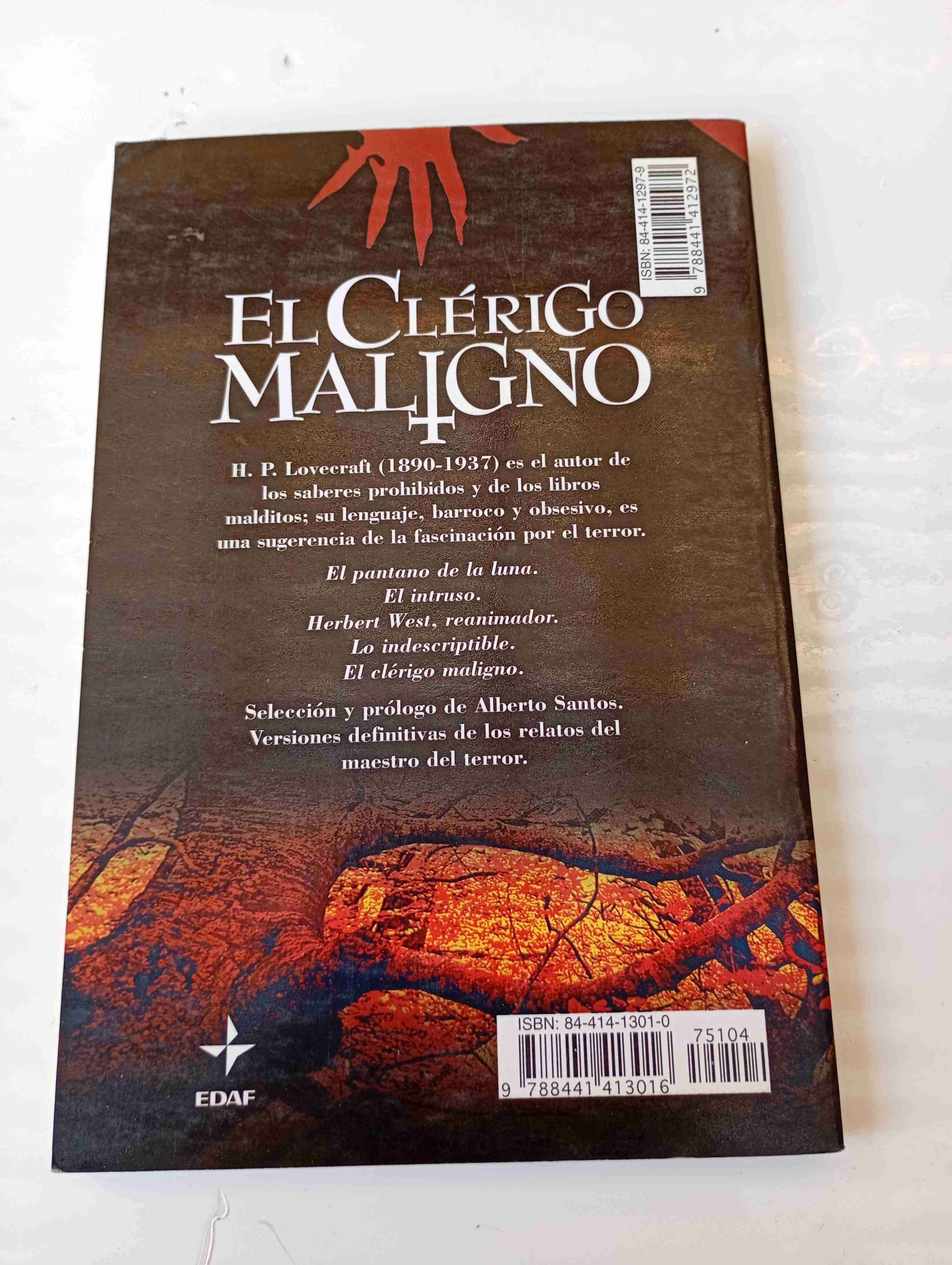 Libro 'El Clérigo Maligno' de Lovecraft - miniatura 2