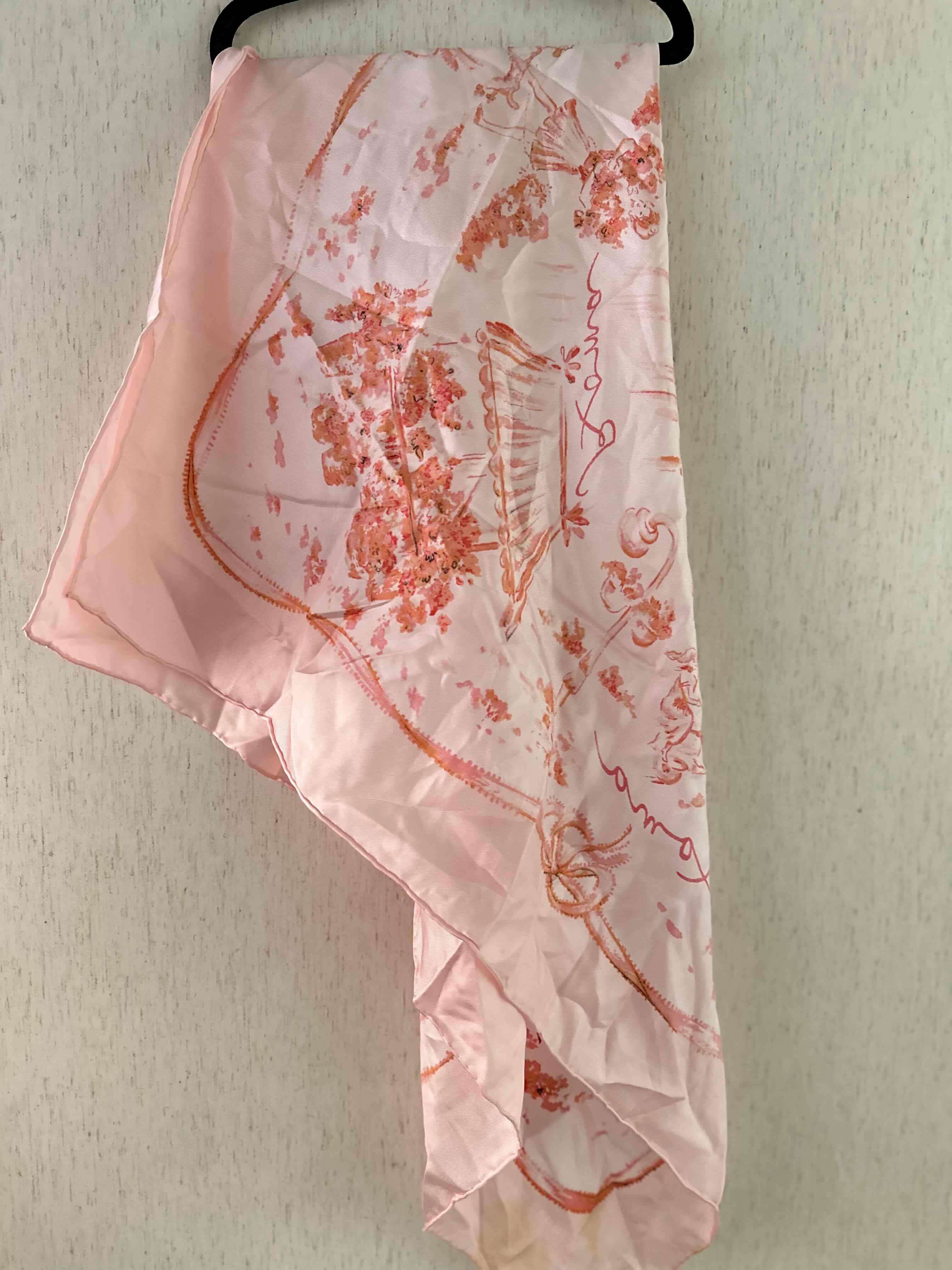 Pañuelo de seda rosado - miniatura 2