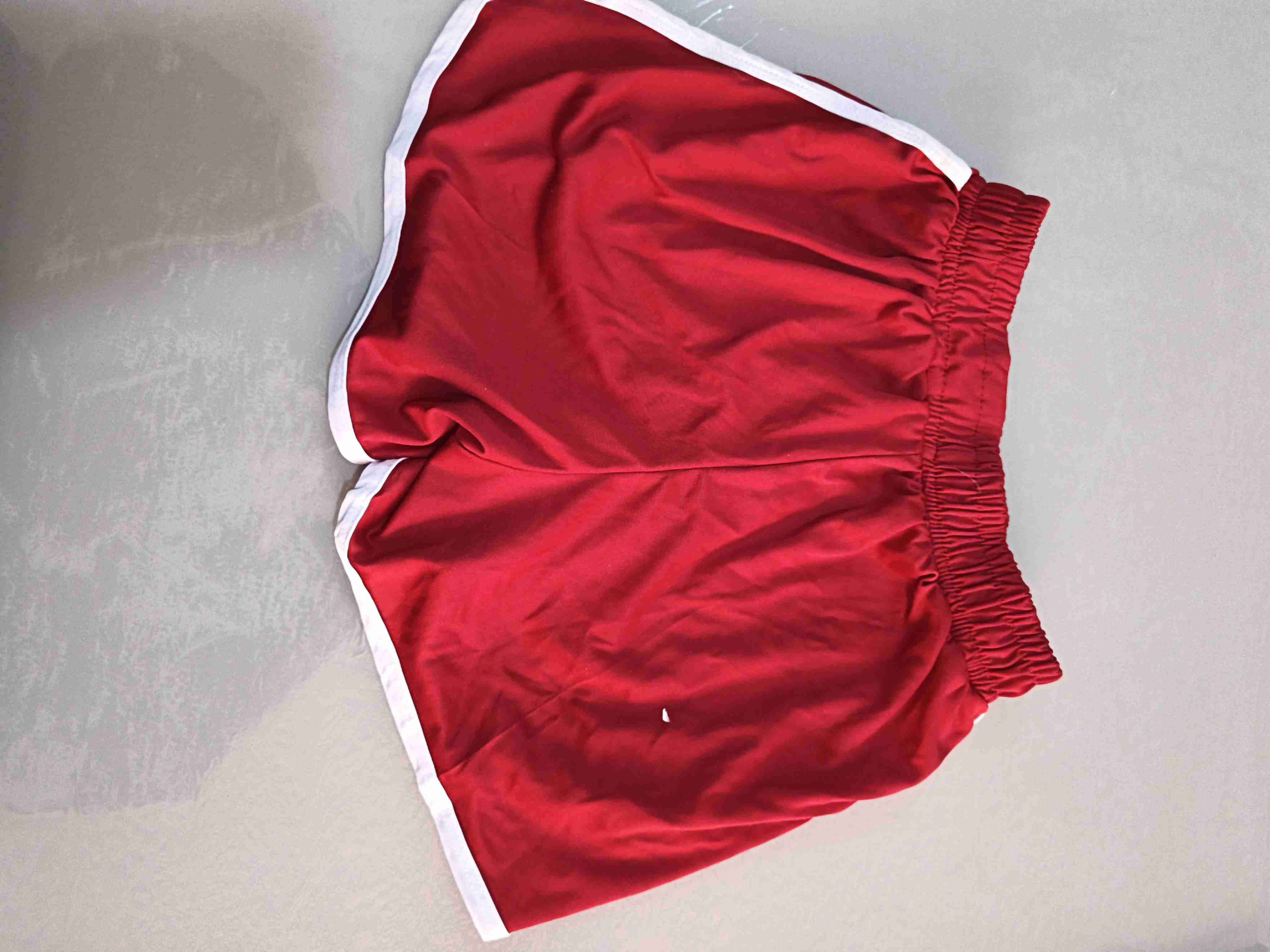 Short rojo deportivo cinturilla elasticada - miniatura 2