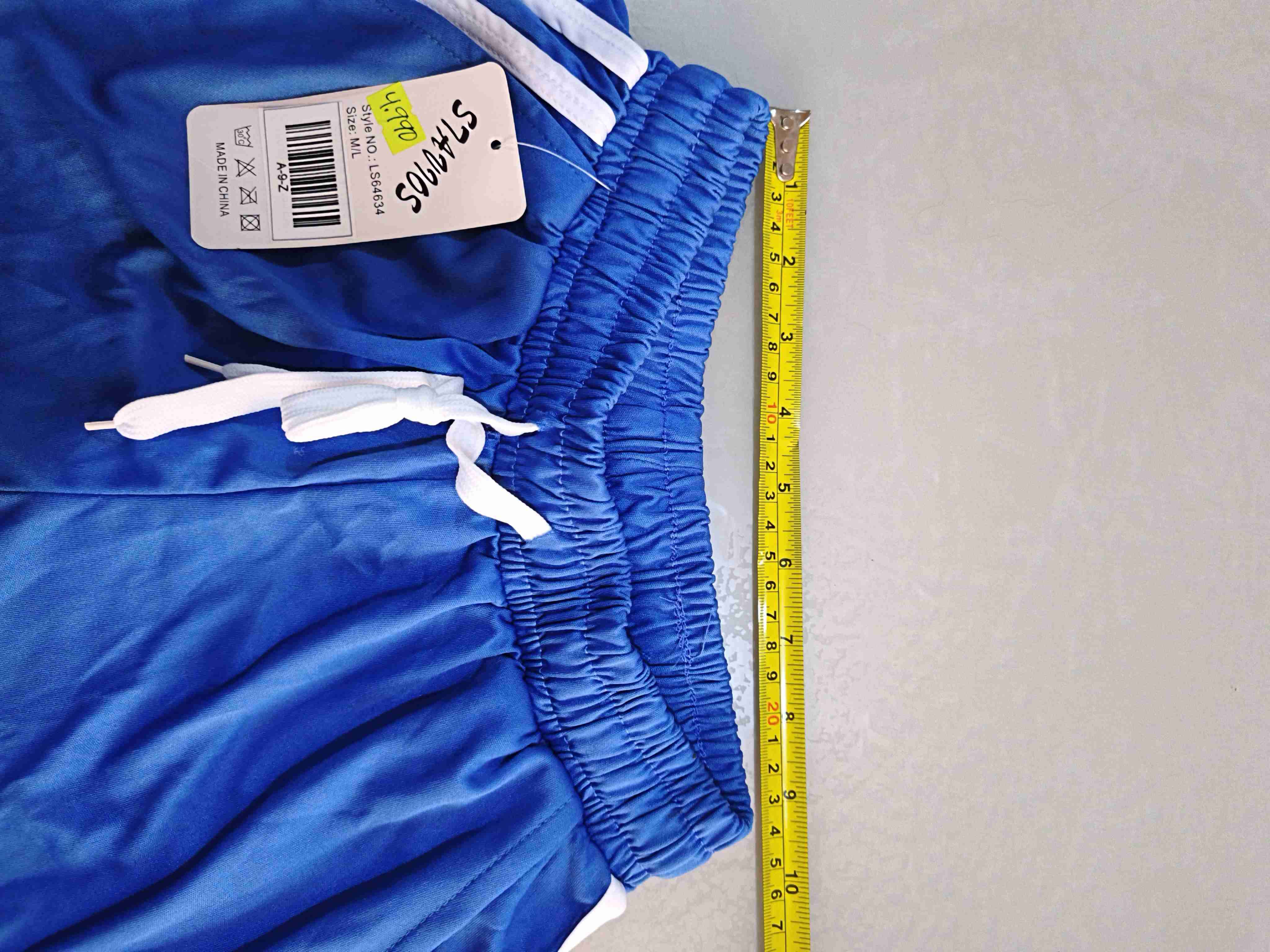 Short deportivo azul con blanco para dama NUEVO - miniatura 3