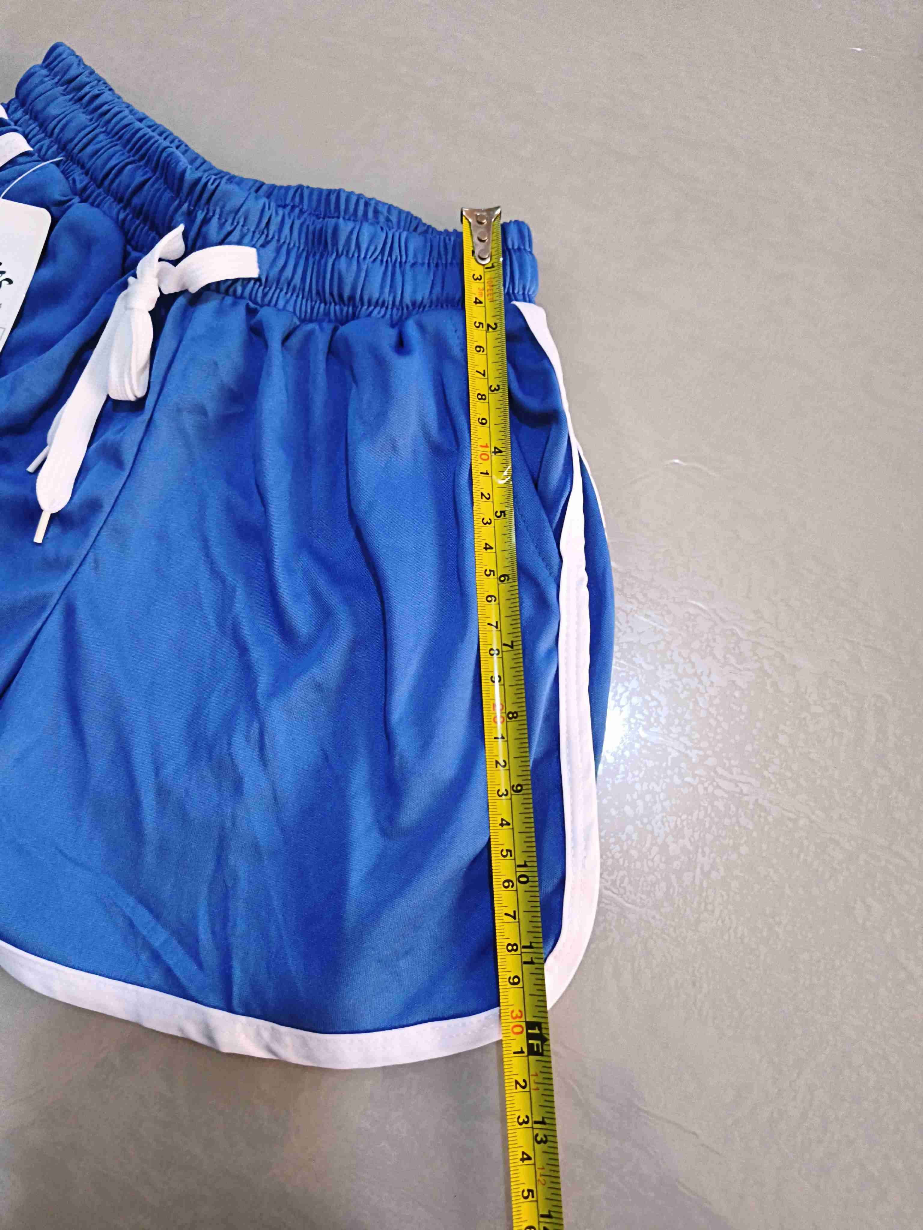 Short deportivo azul con blanco para dama NUEVO - miniatura 4