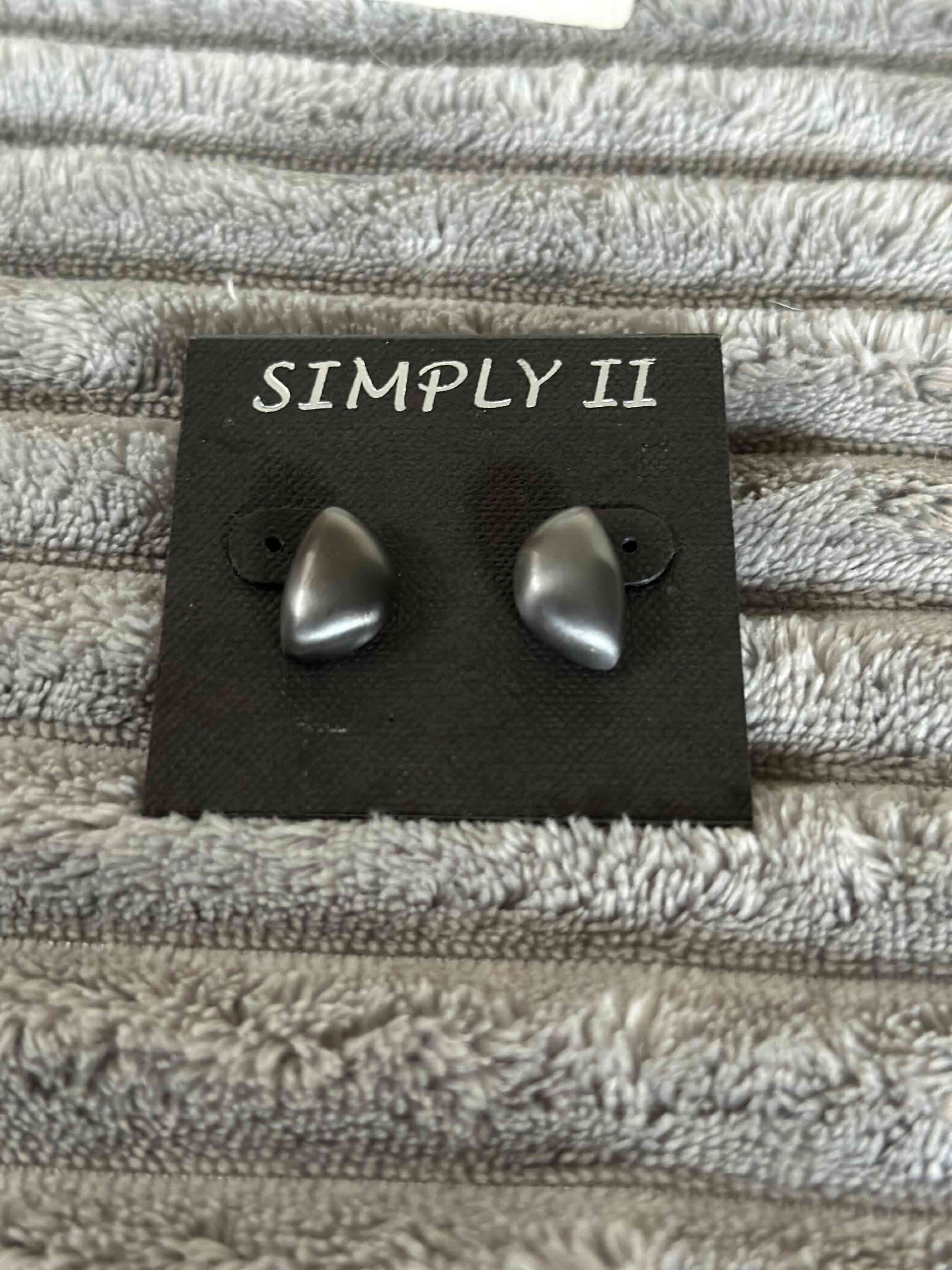 Aros Simply II de metal gris - miniatura 2