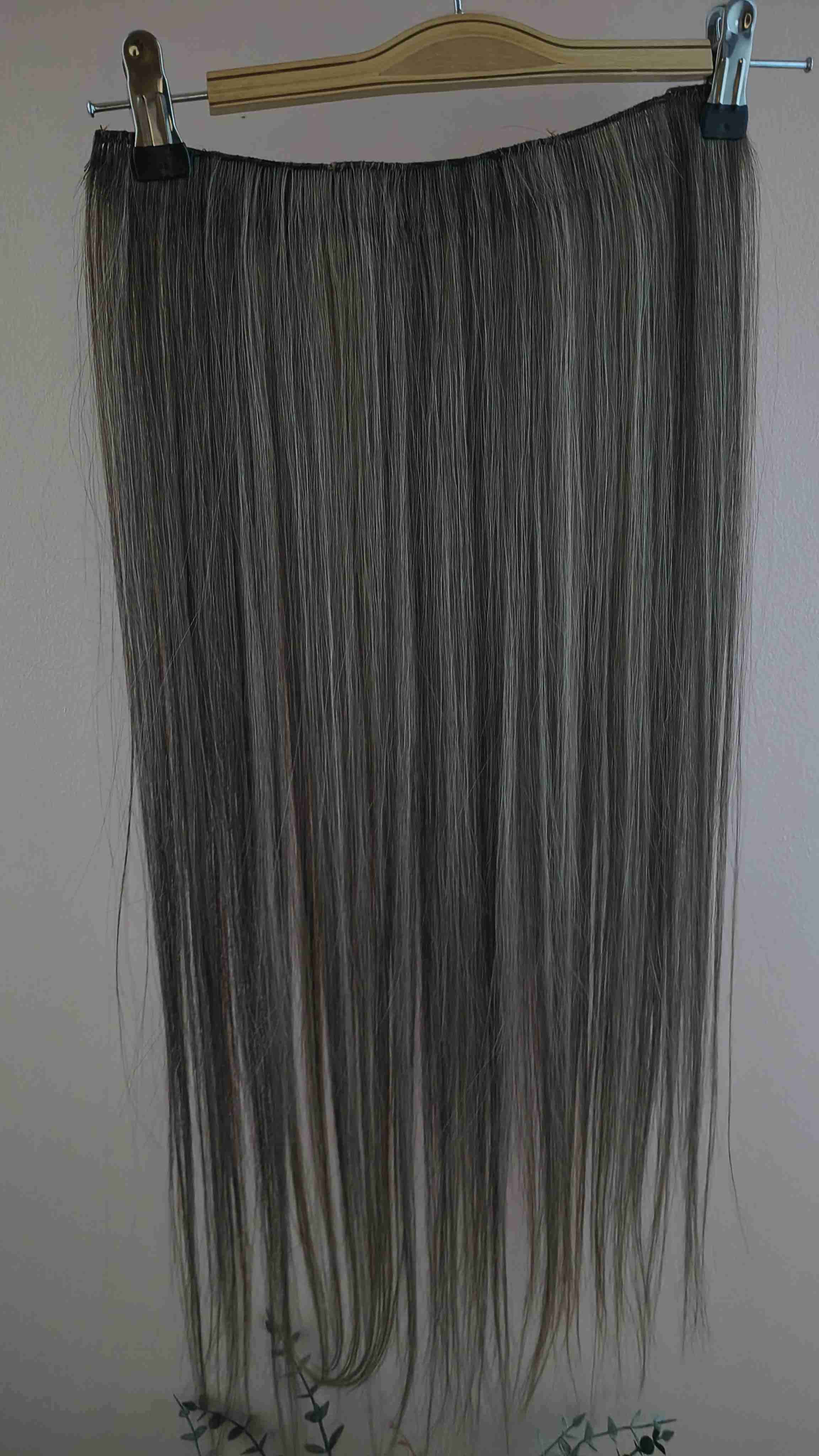 Extensión de cabello liso castaño - miniatura 2