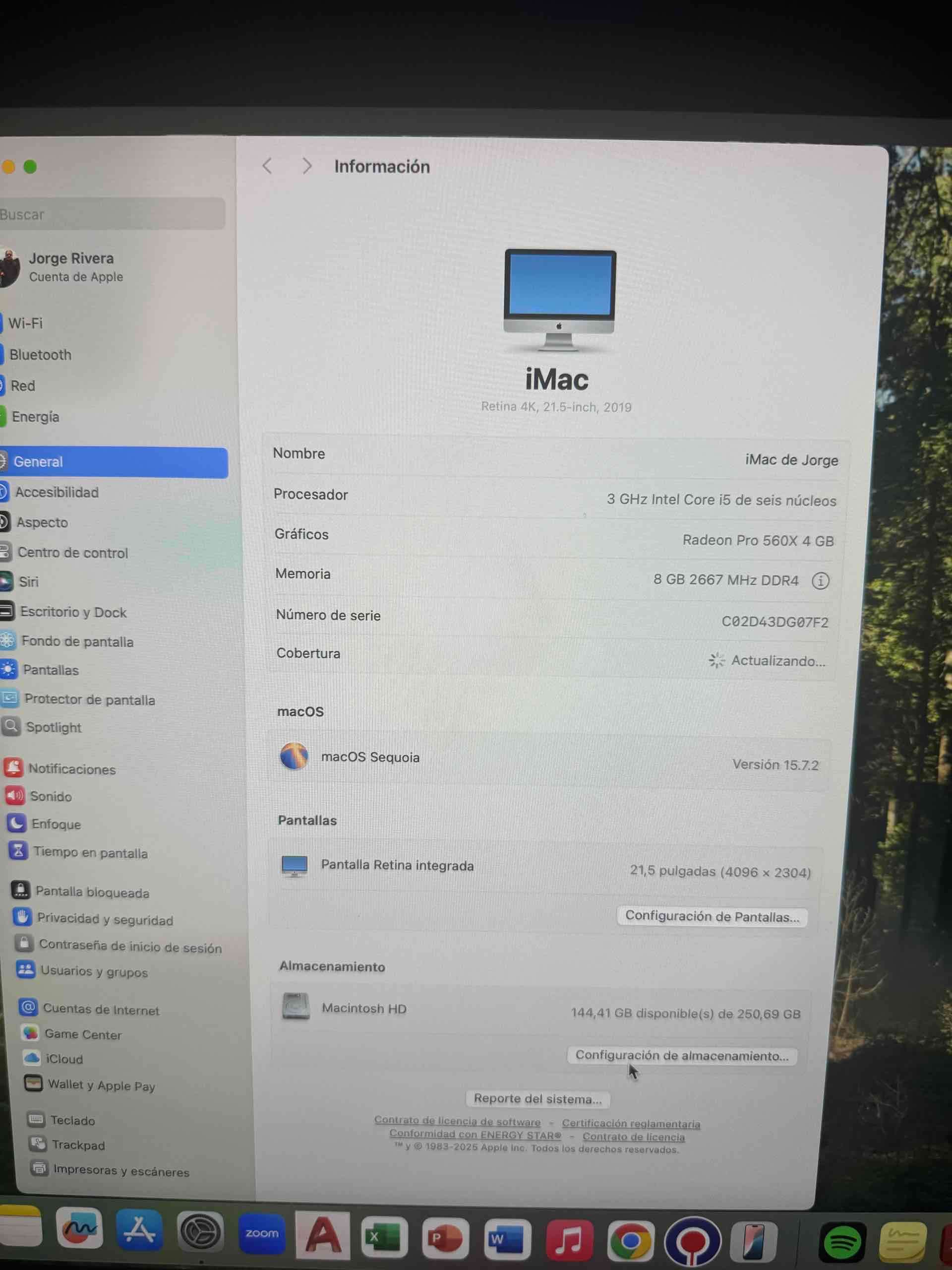iMac Retina 4k 21.5  (2019)  Estado Impecable - miniatura 2