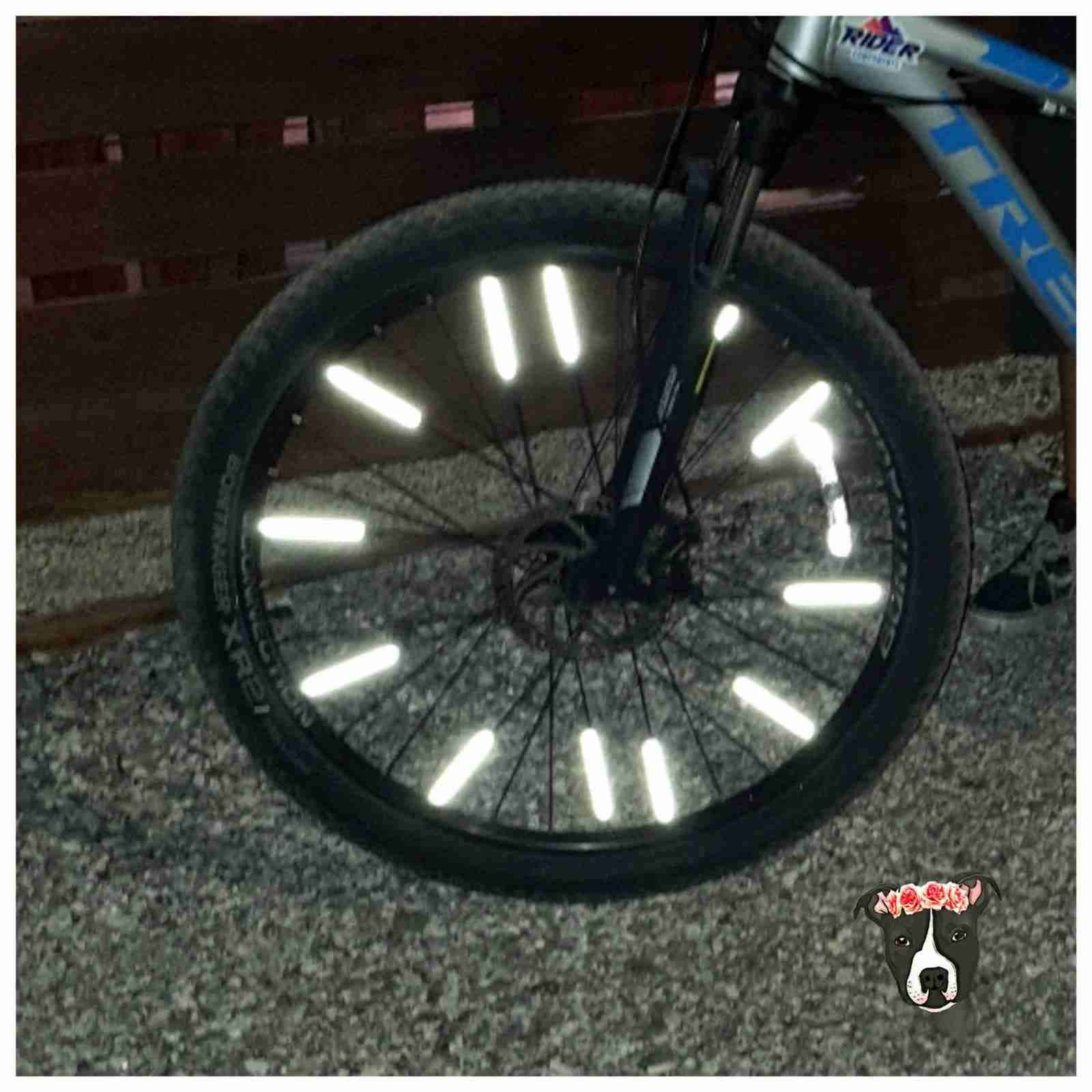 Tubos reflectantes para rayos de bicicleta. - miniatura 5