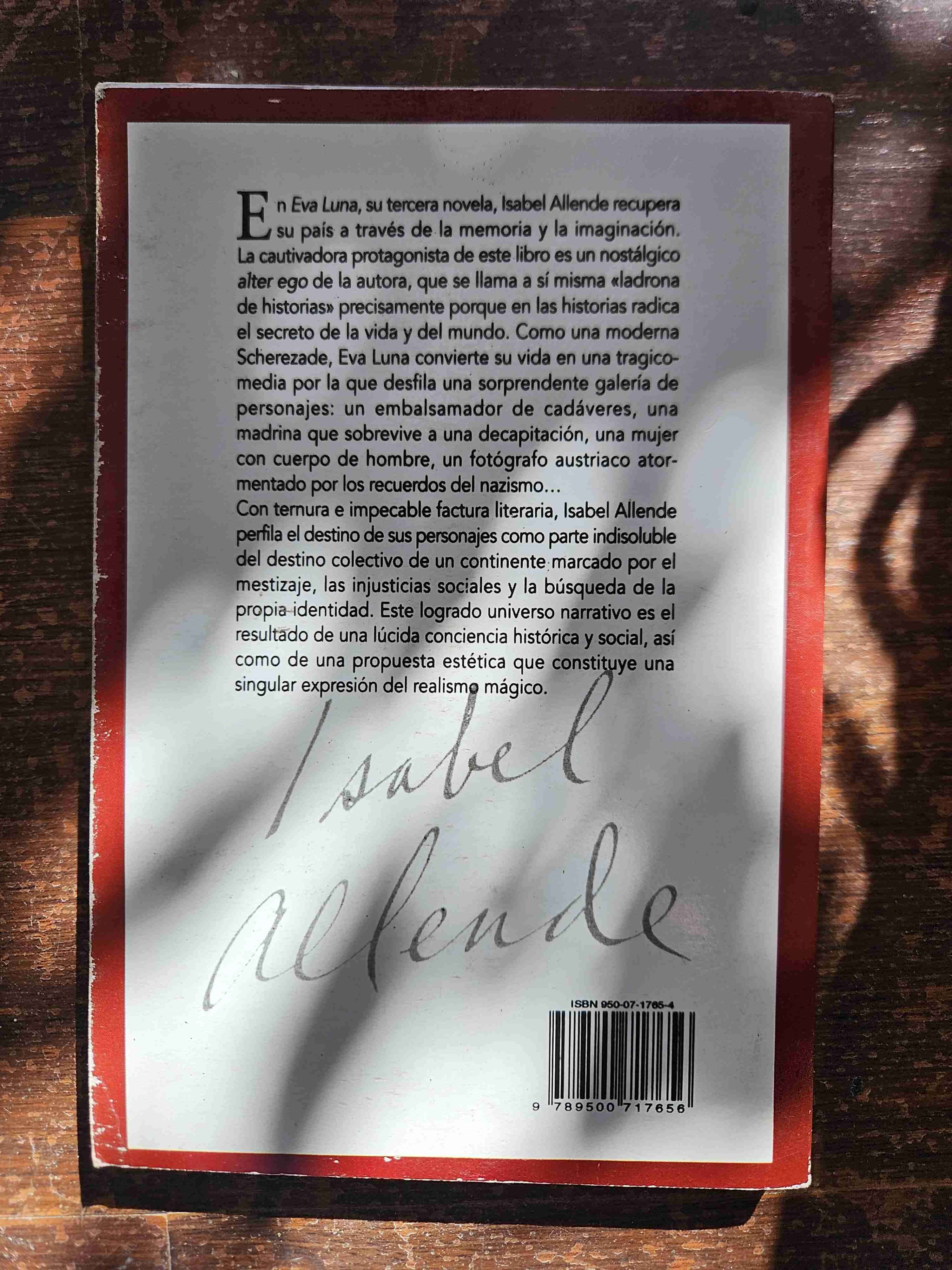 Libro 'Eva Luna' de Isabel Allende - miniatura 2