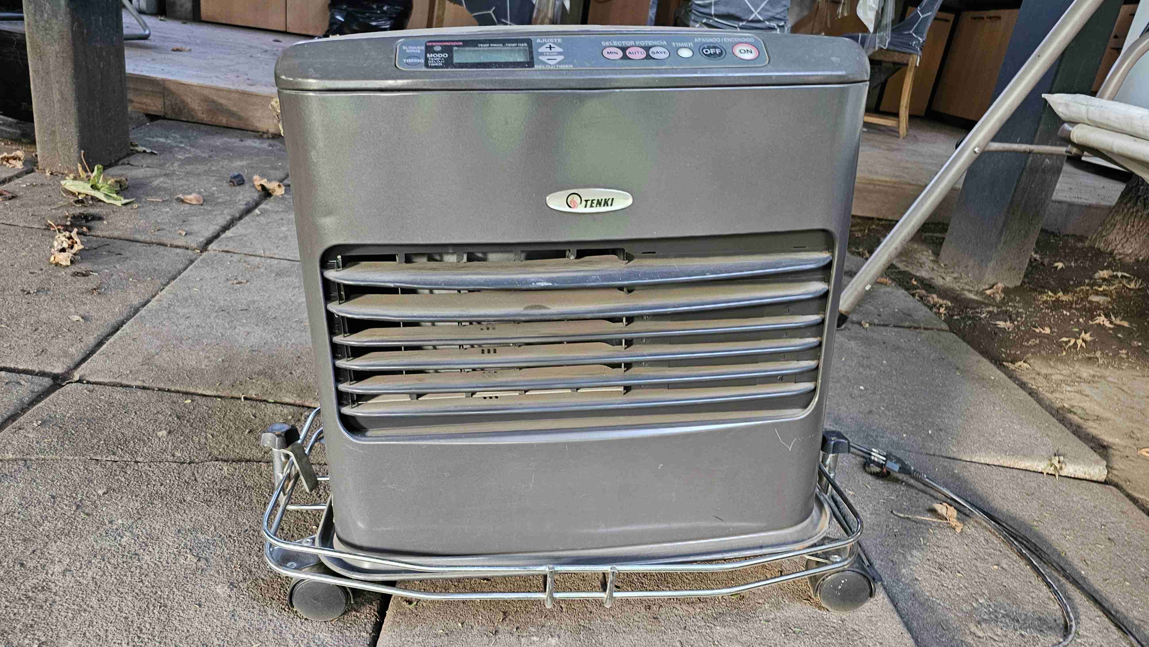 Calefactor a parafina Tenki gris - miniatura 4