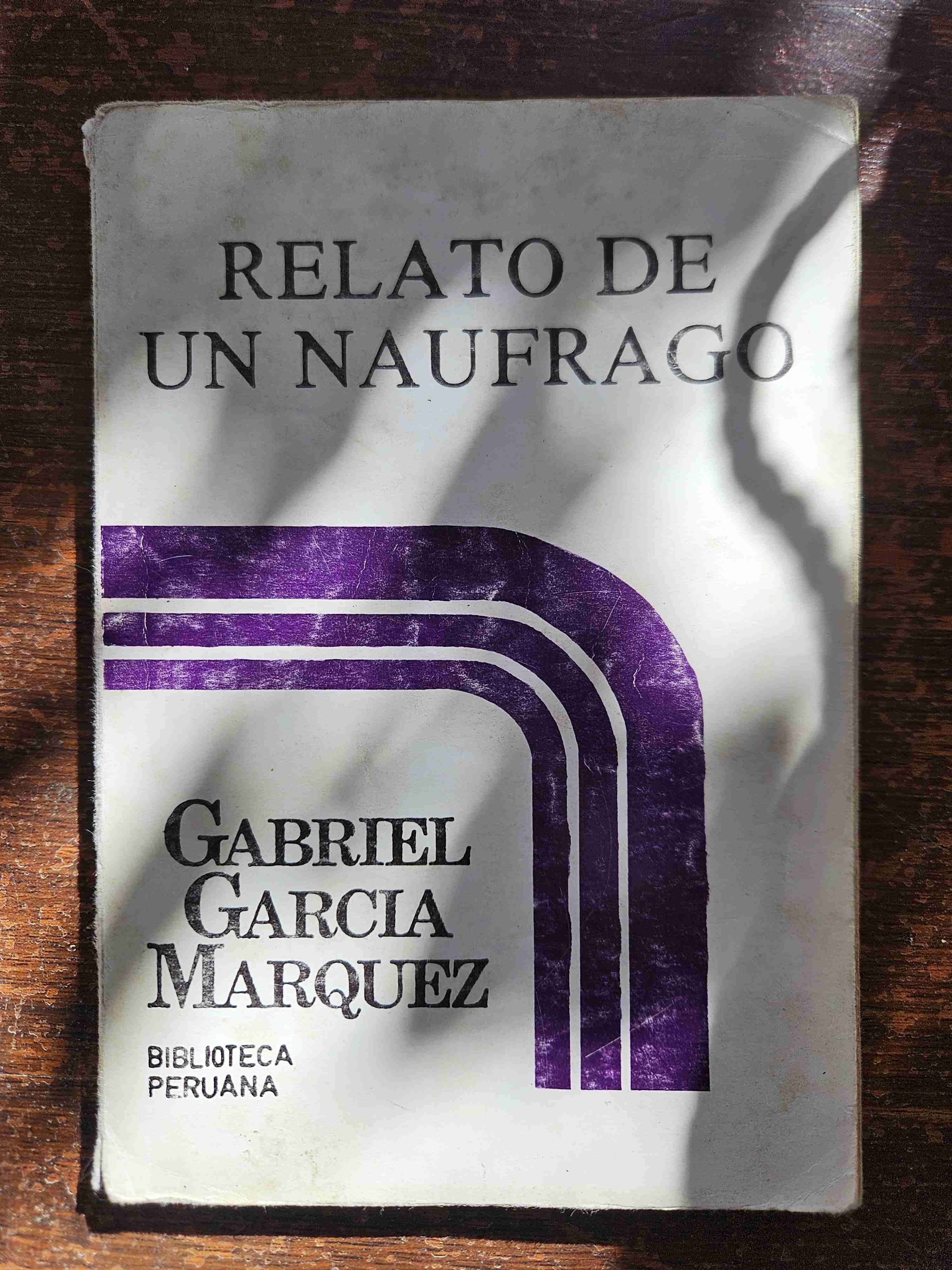 Libro 'Relato de un náufrago'