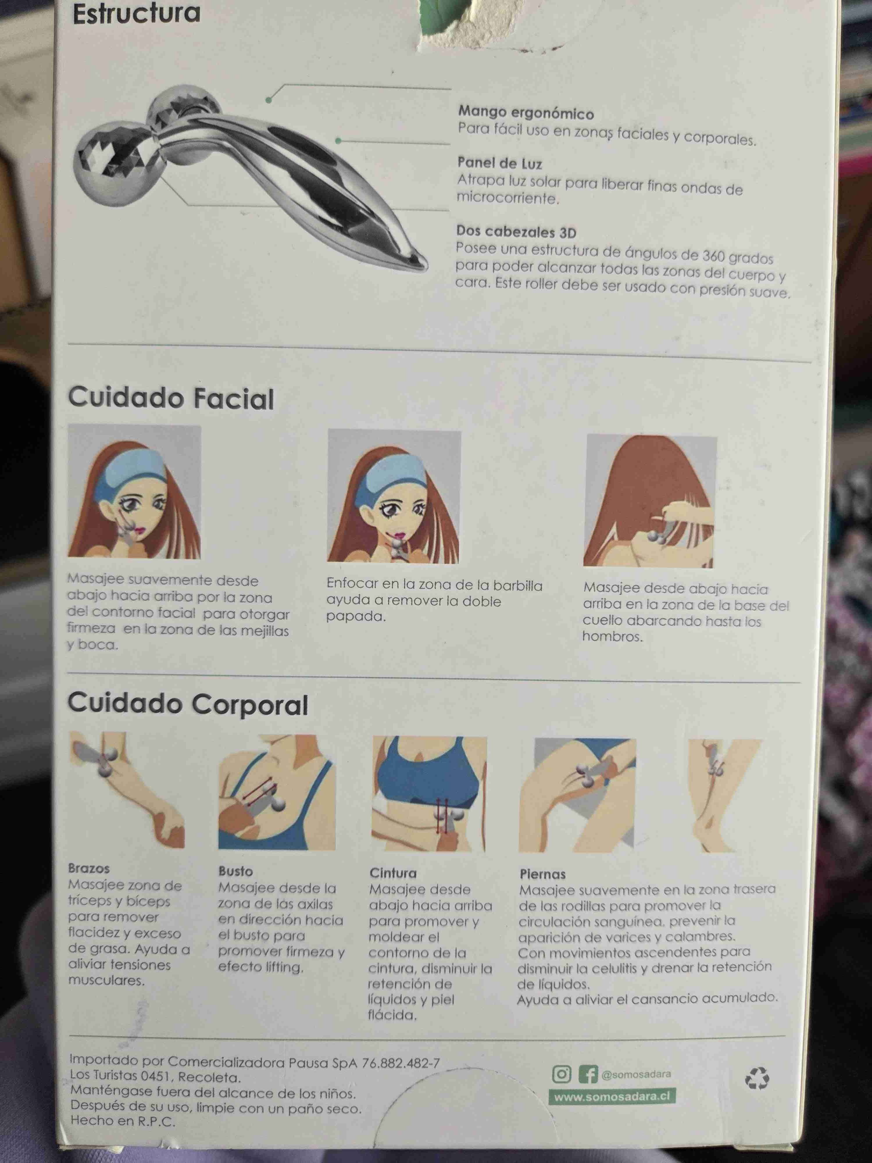 Roller facial 3D Adara - miniatura 2