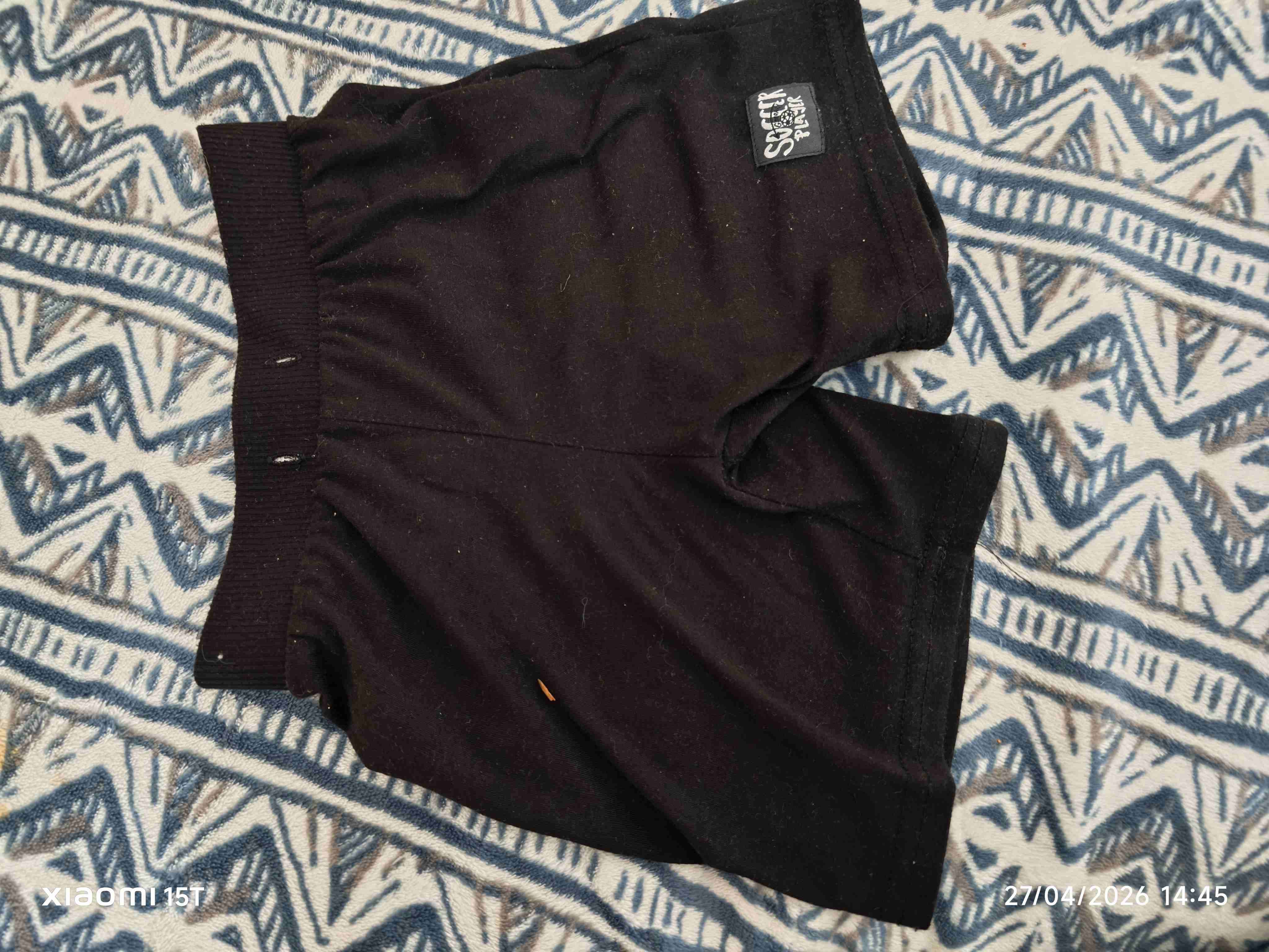 Pantalones cortos negros deportivos - miniatura 2