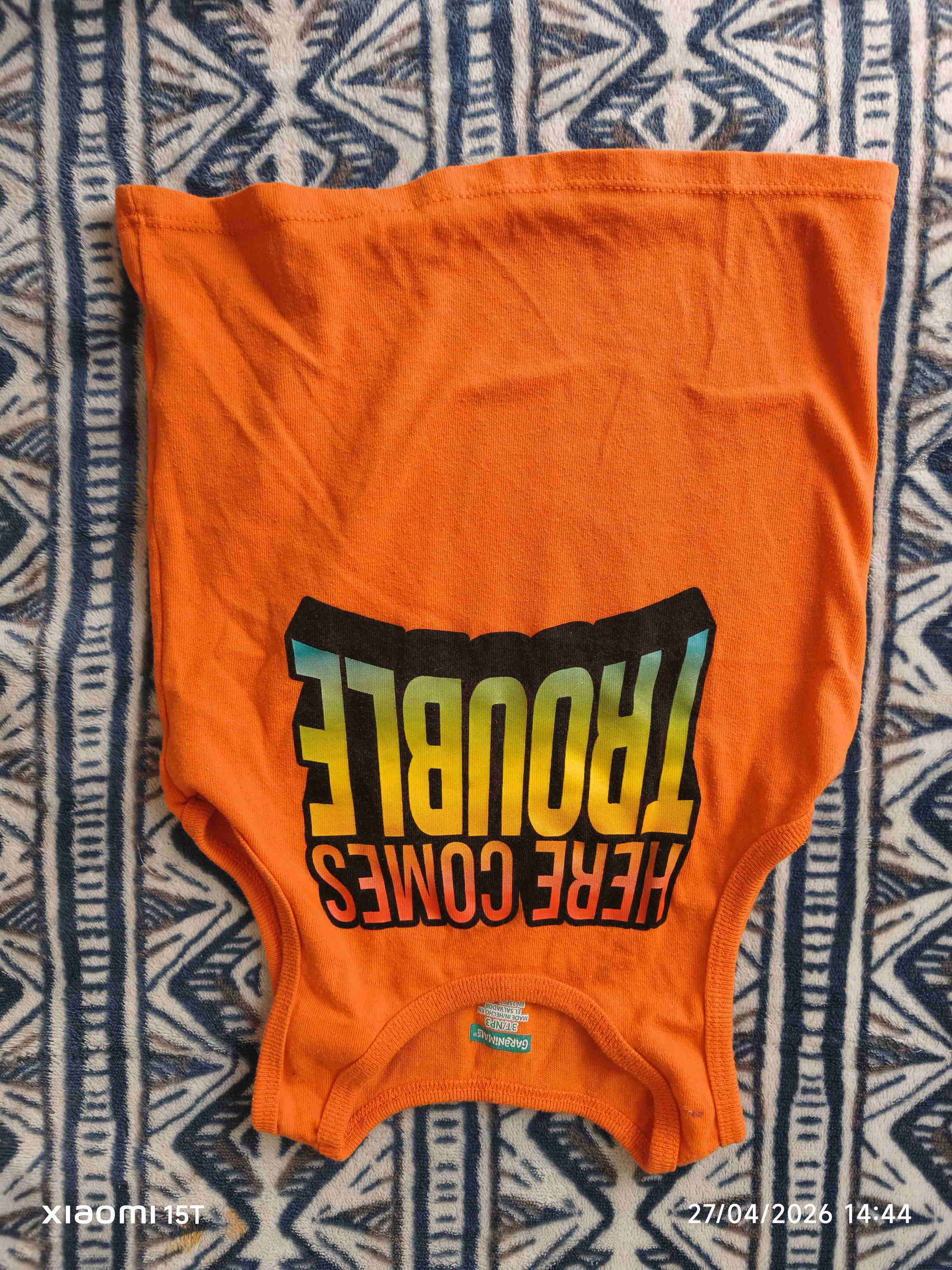 Polera sin mangas naranja - miniatura 2