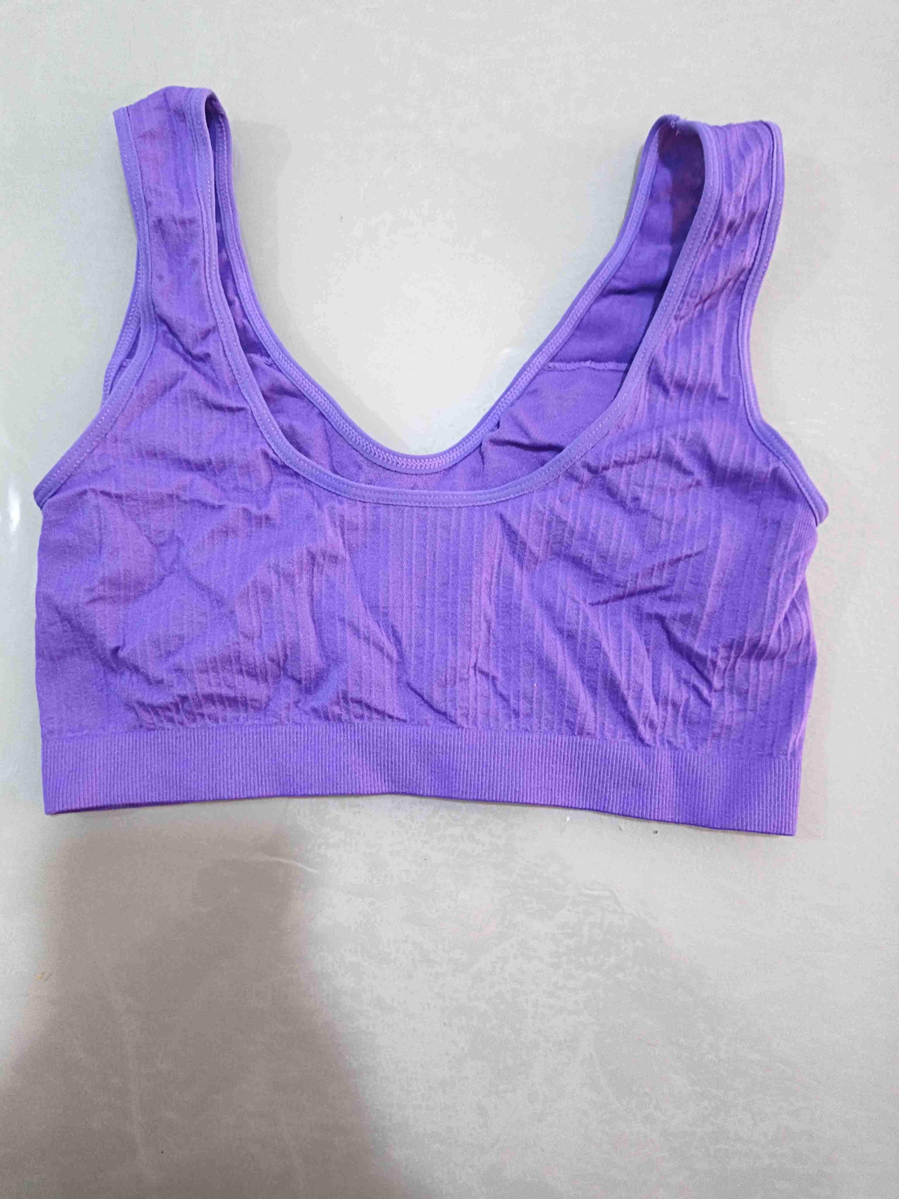 Sostén o top deportivo morado talla unica - miniatura 2