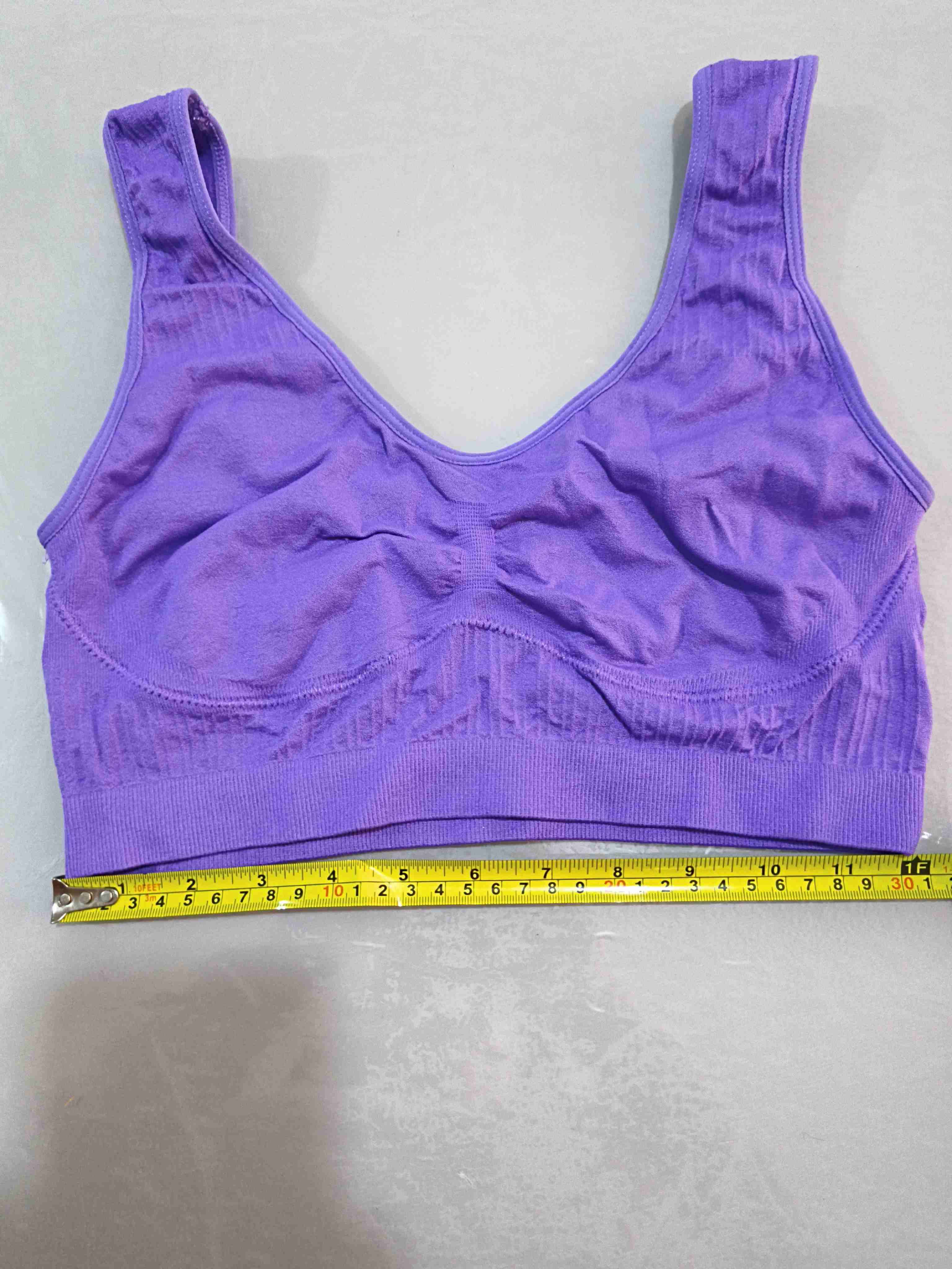 Sostén o top deportivo morado talla unica - miniatura 5