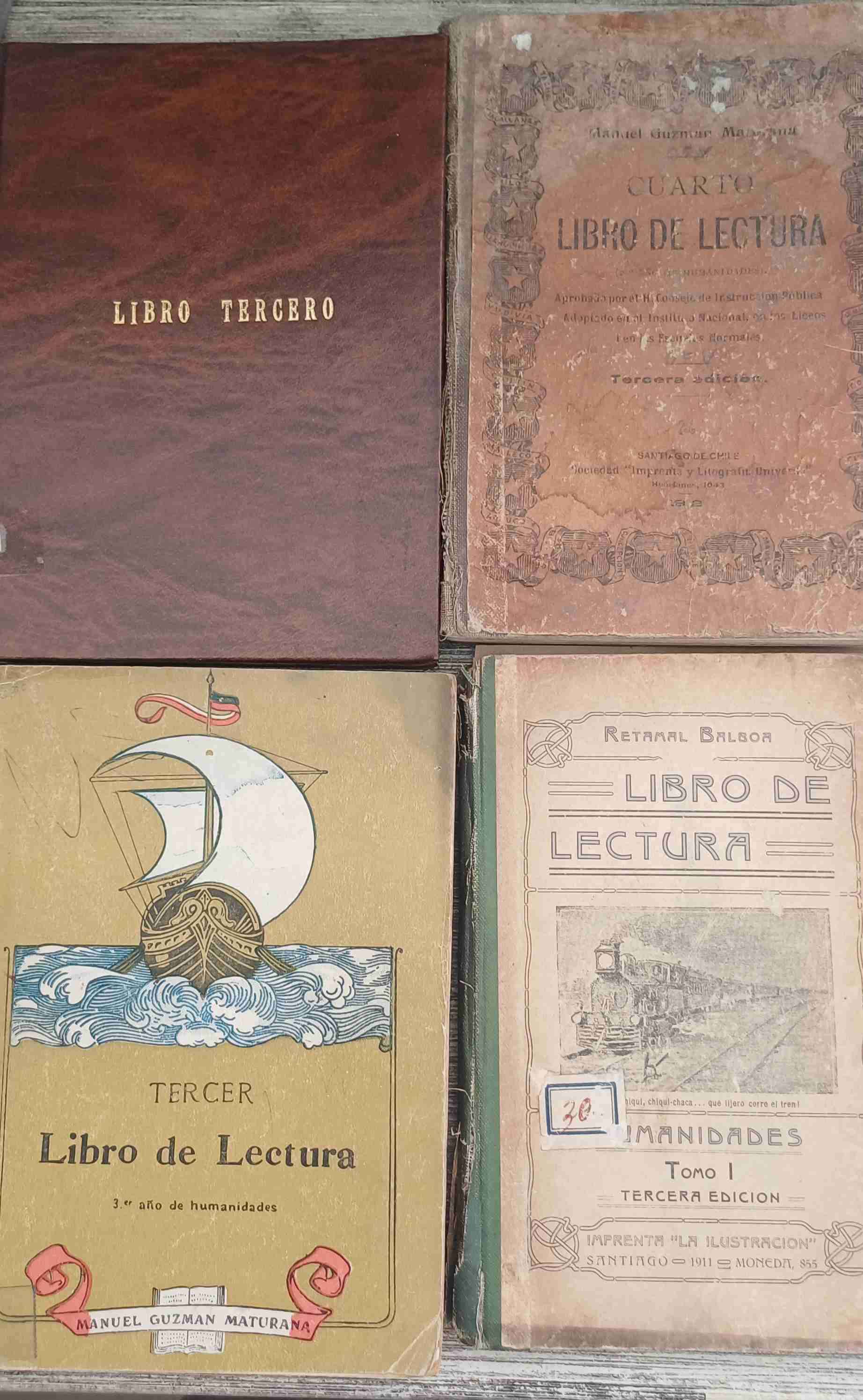Colección de libros escolares antiguos - miniatura 3
