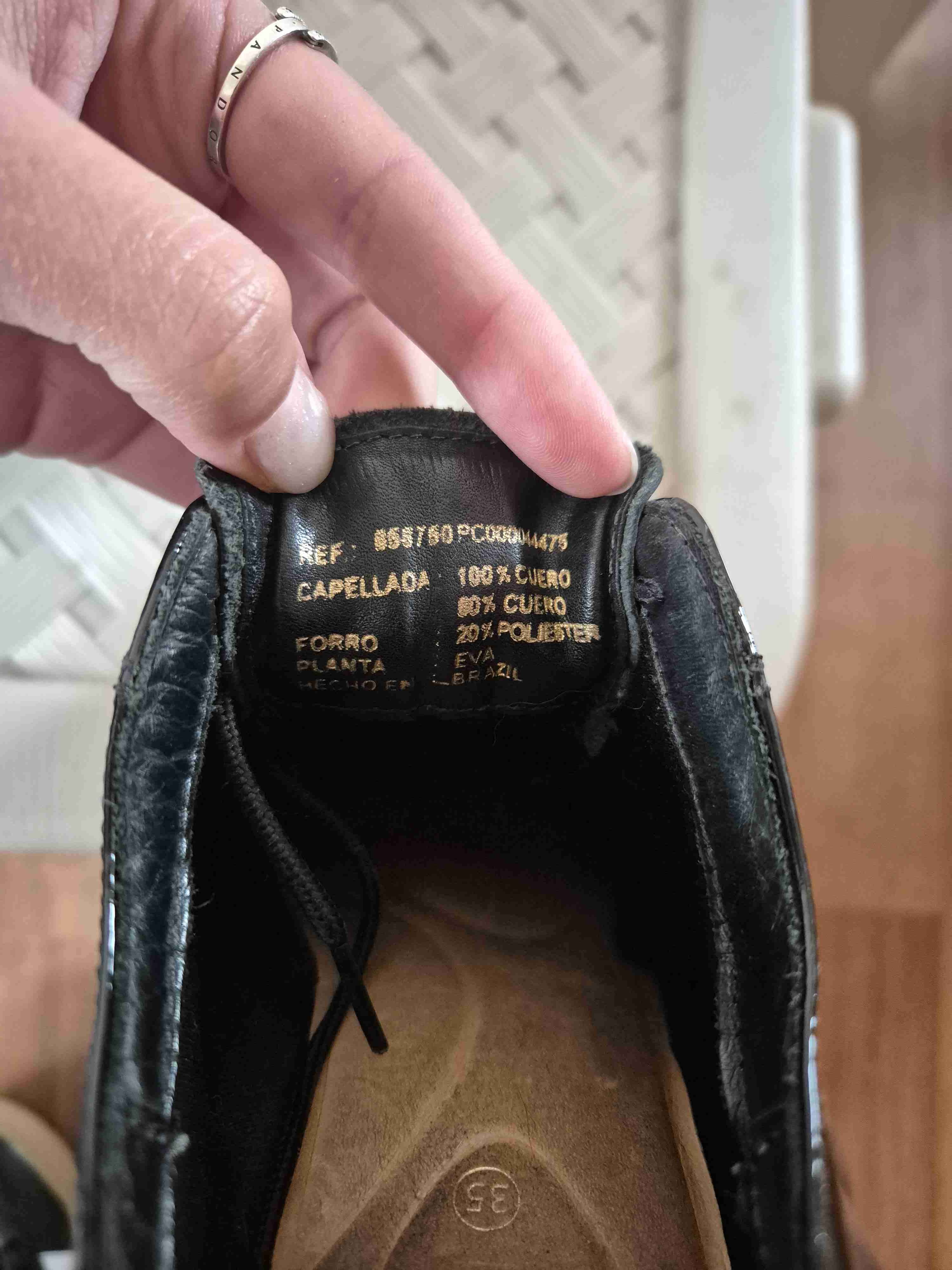 Zapatos Gacel de charol negros T35 - miniatura 3