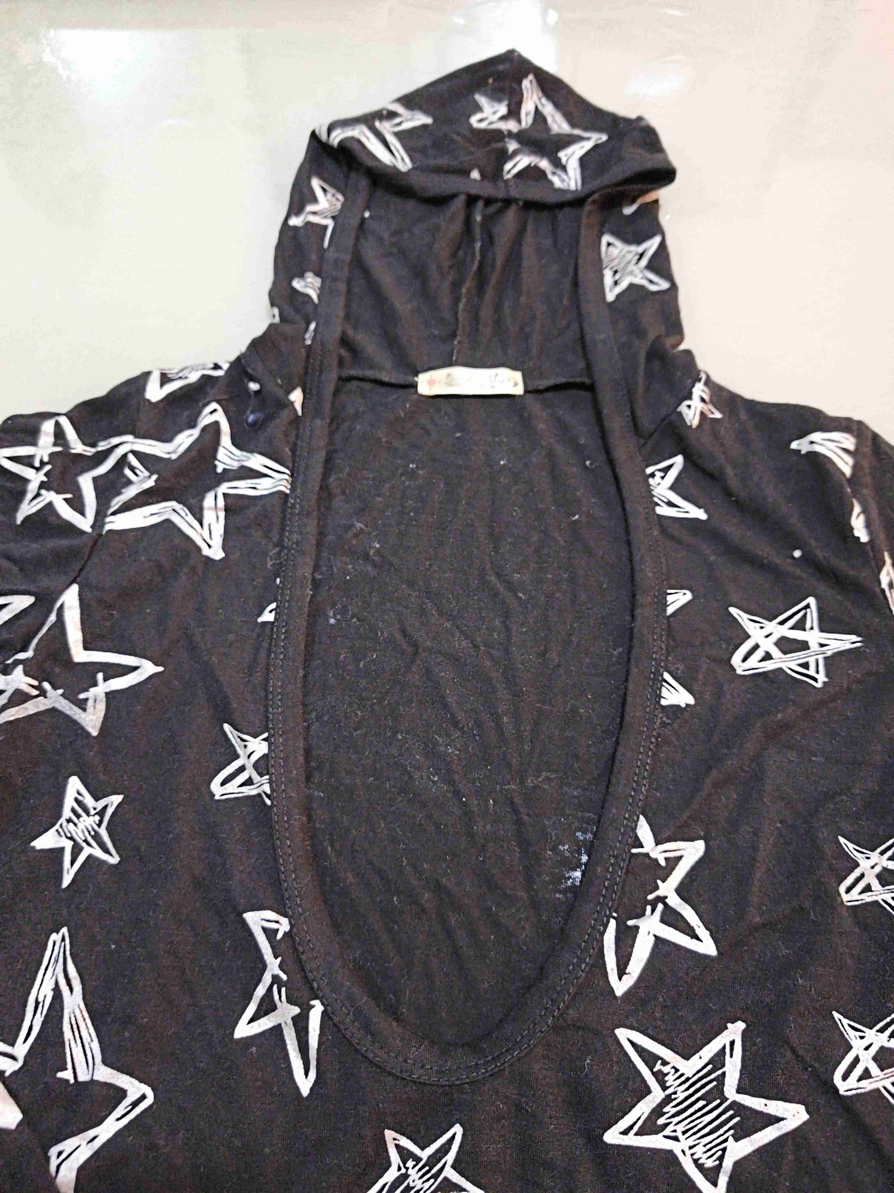 Polerón negro con estrellas para dama - miniatura 2