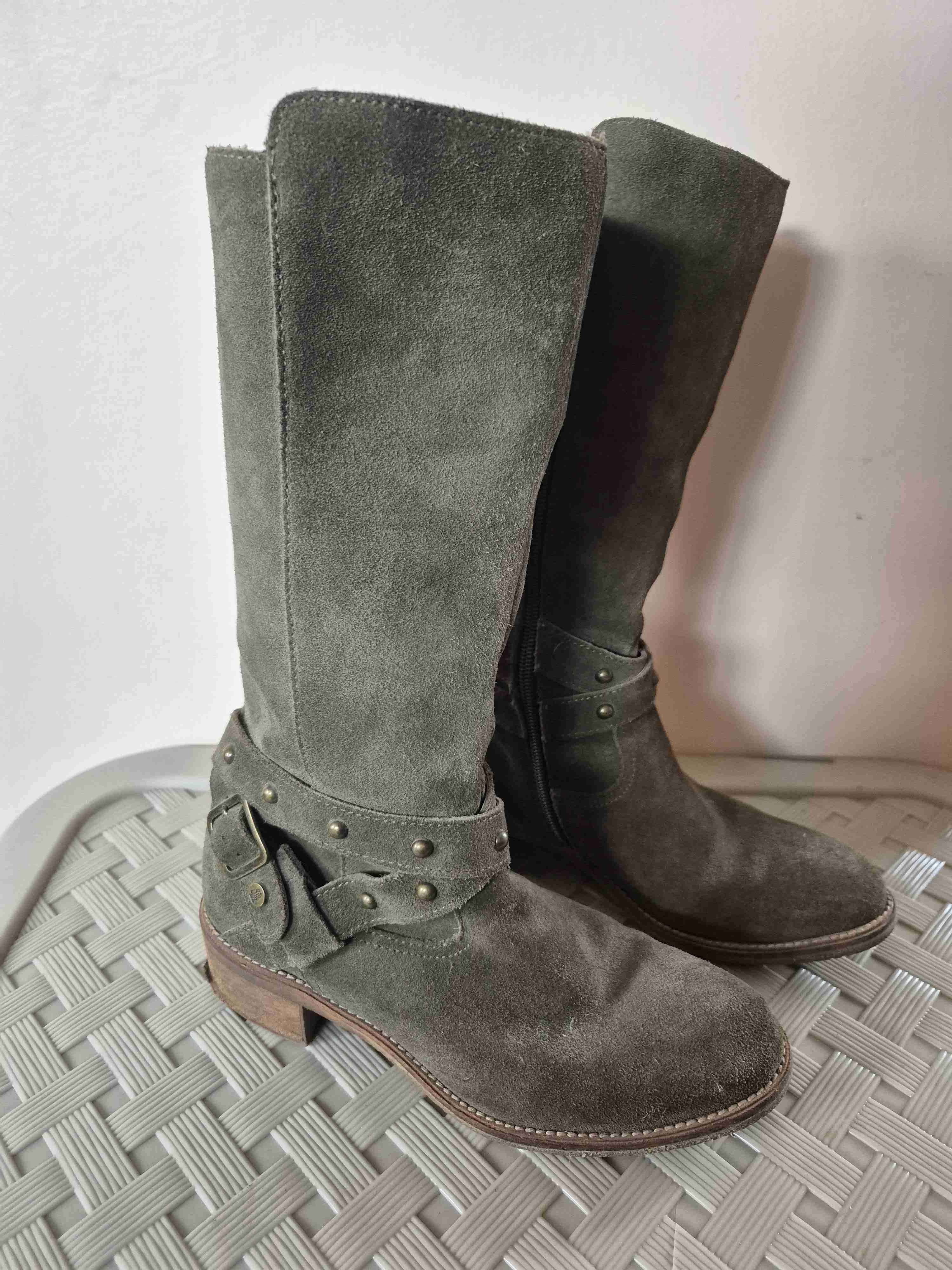 Botas Hush Puppies de gamuza verde - miniatura 2