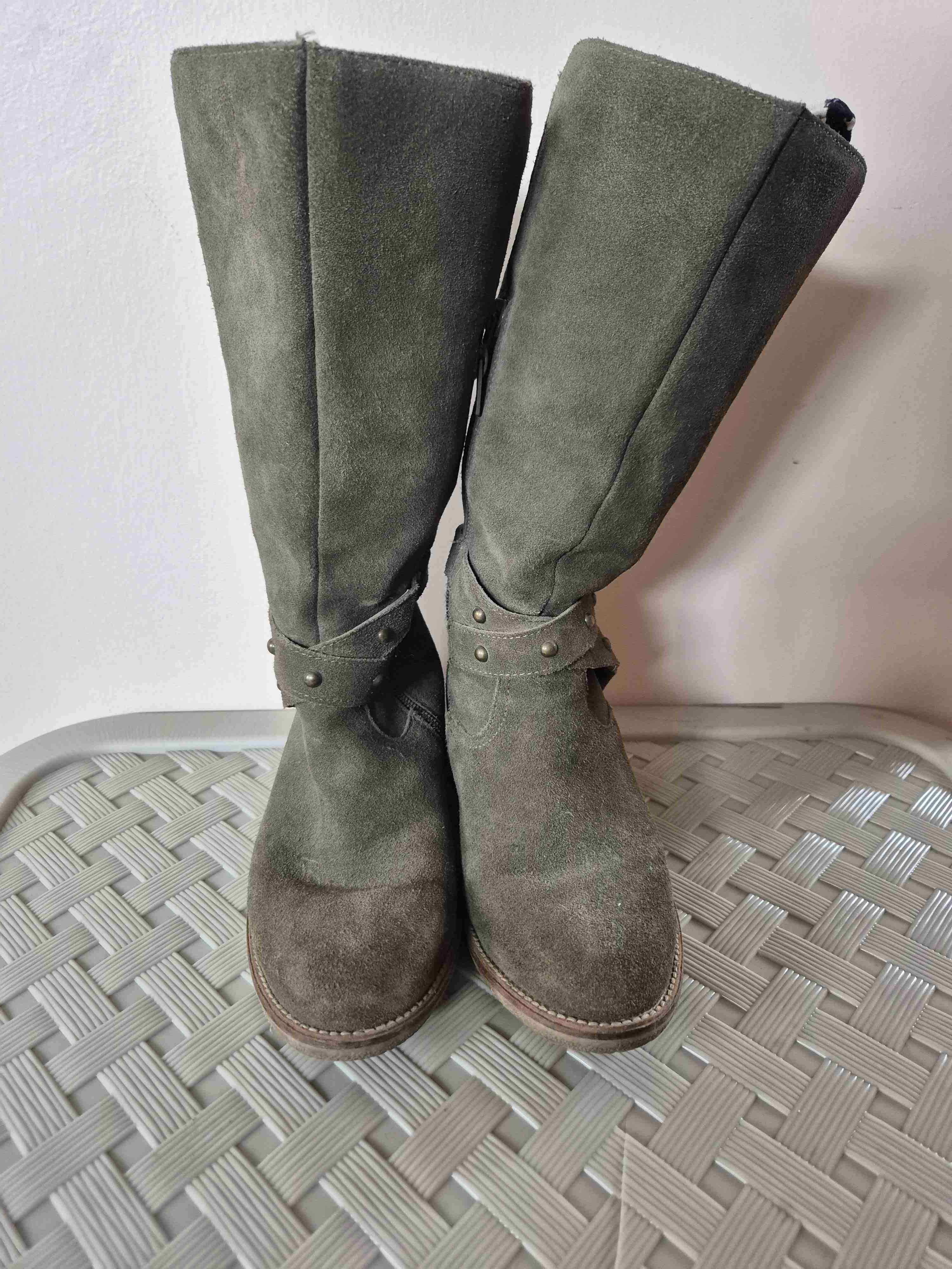 Botas Hush Puppies de gamuza verde - miniatura 3