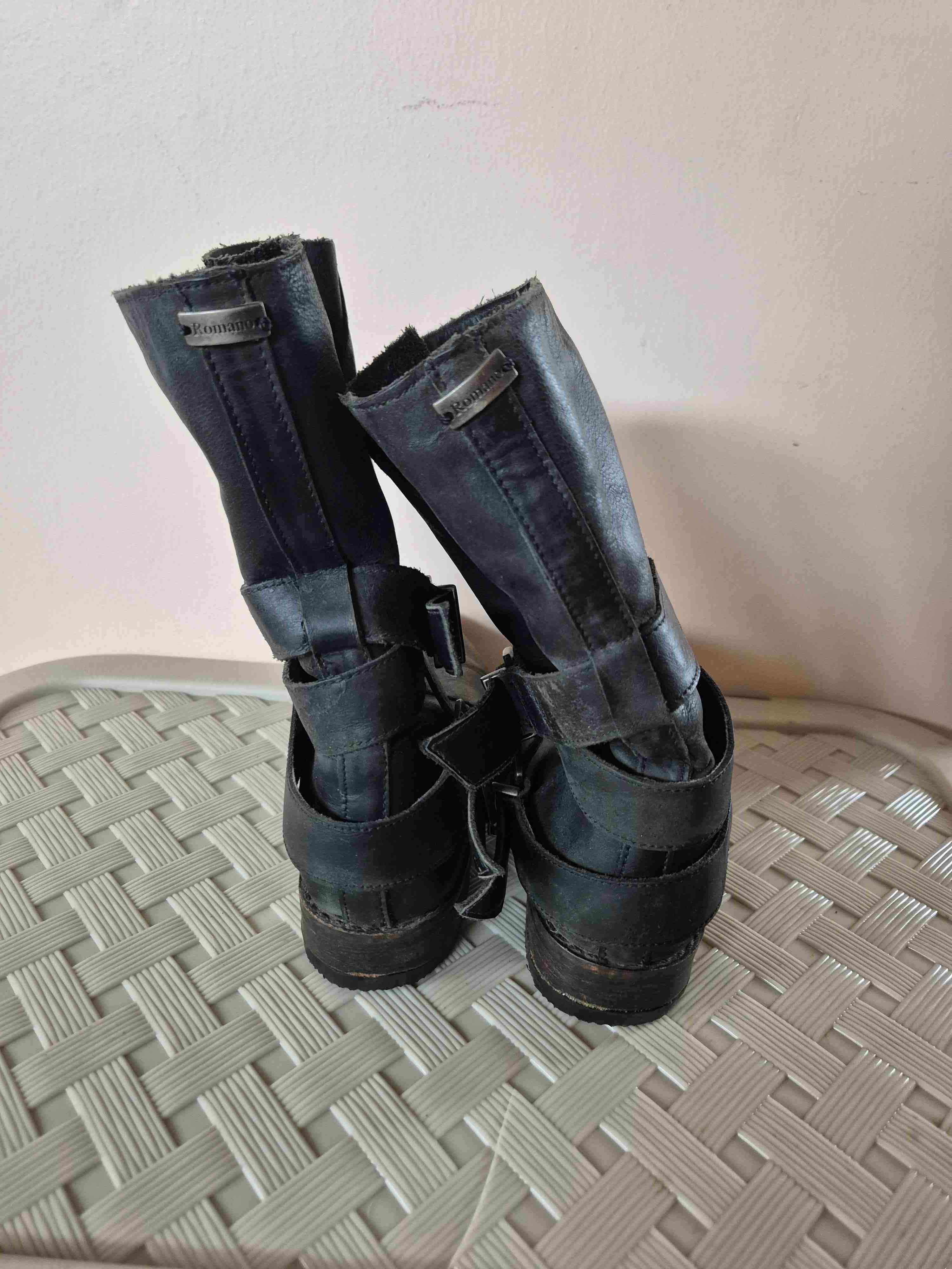 Botas negras ROMANO T35 - miniatura 2