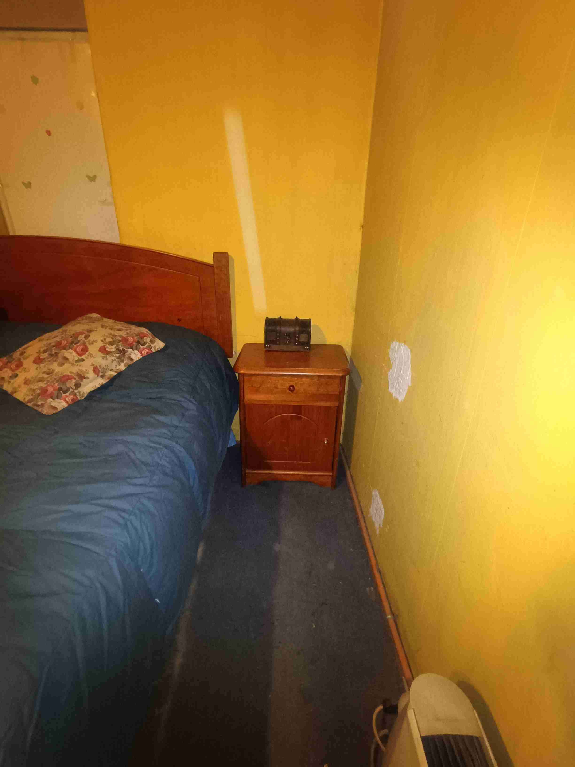 Cama matrimonial con dosel de madera - miniatura 4