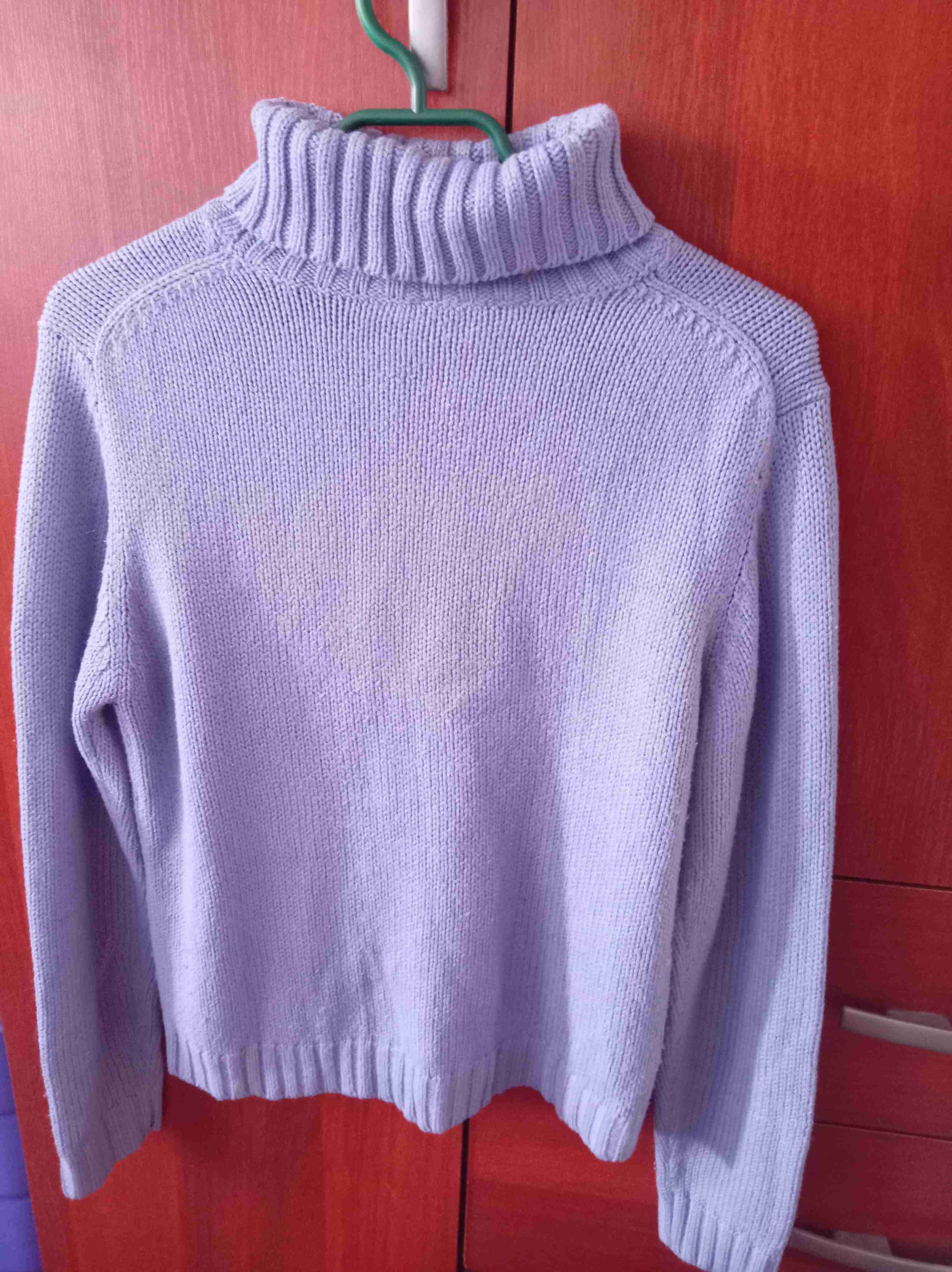Suéter lila cuello alto - miniatura 2