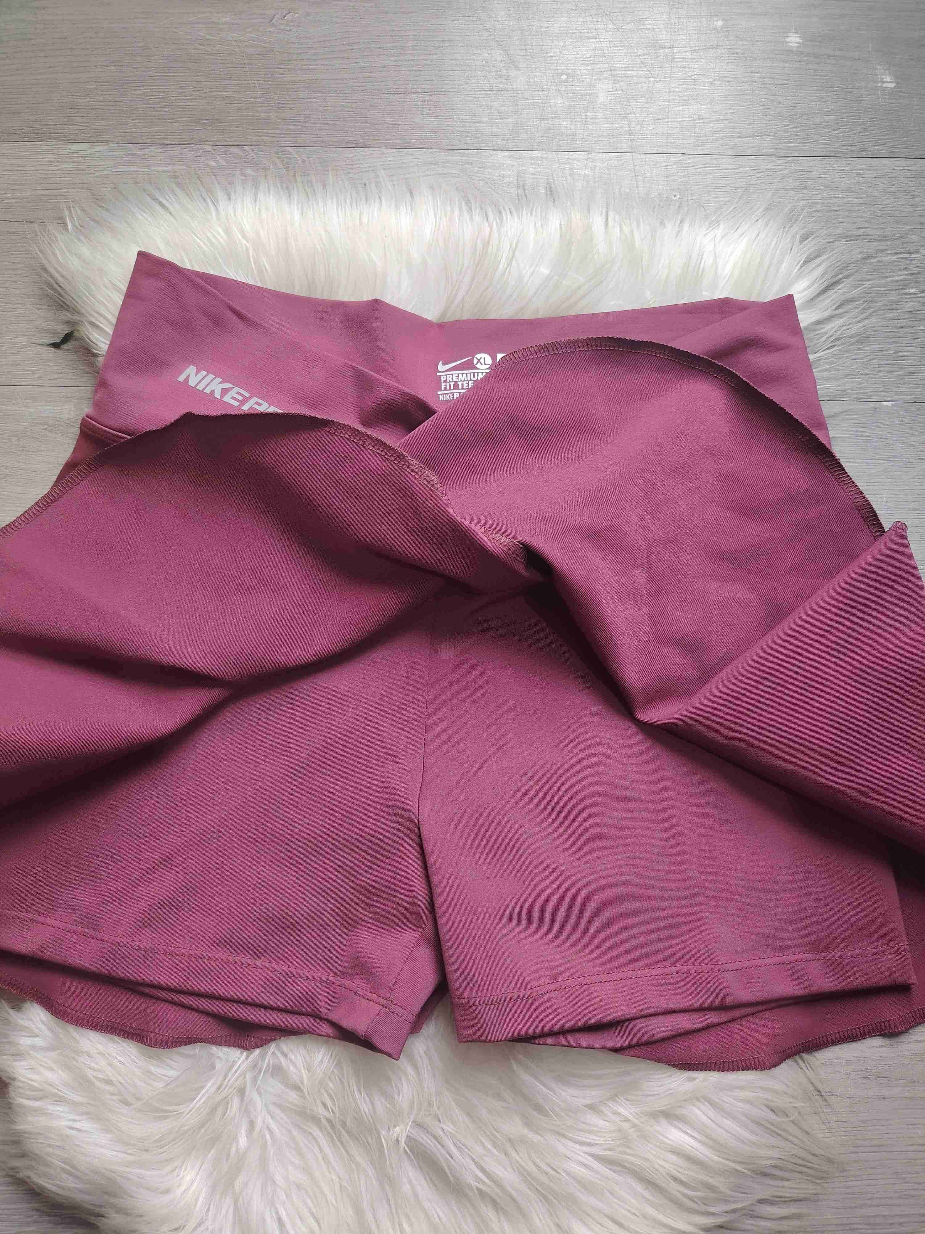 Short falda deportivo Nike Pro granate - miniatura 2