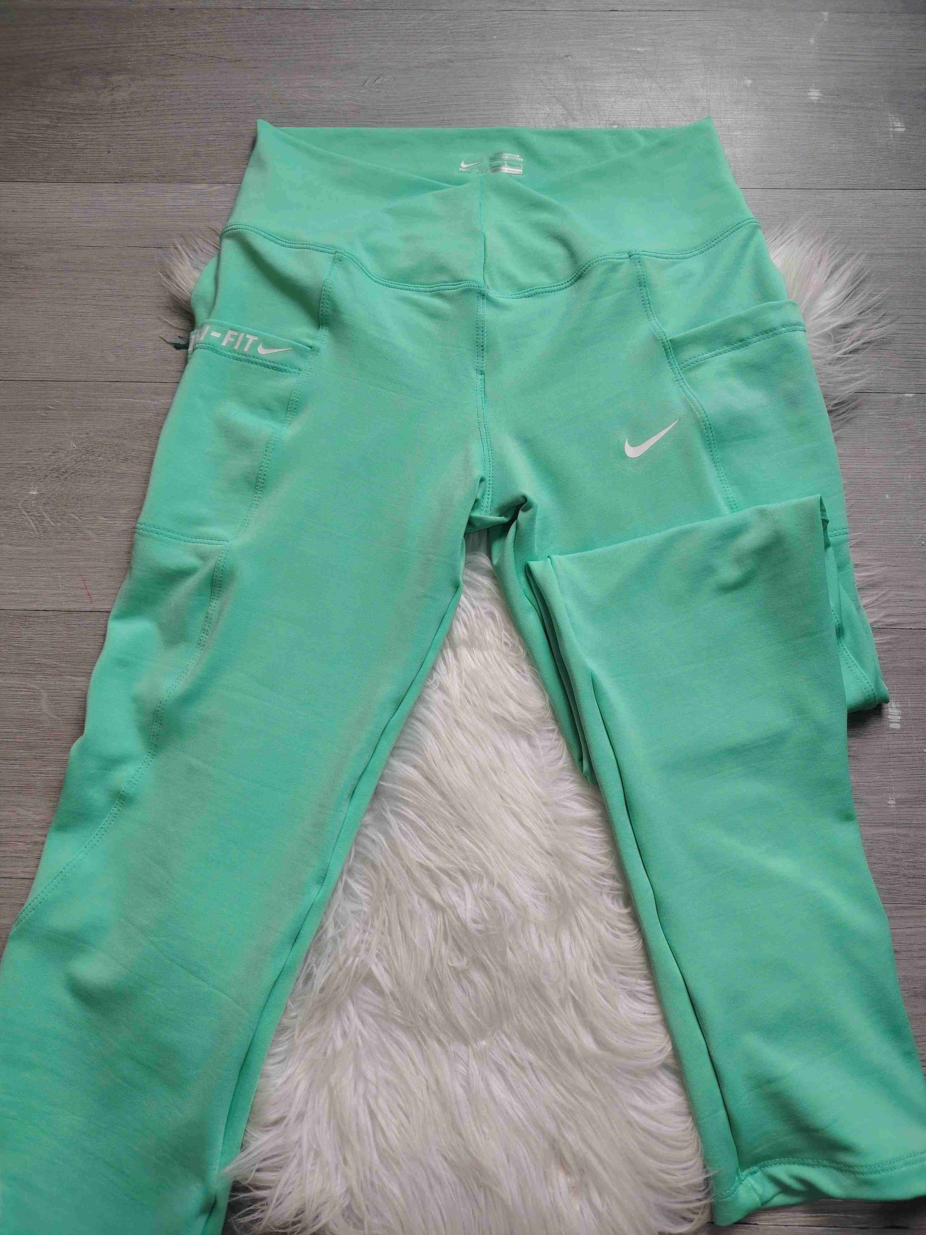 Leggings deportivos Nike verde - miniatura 1