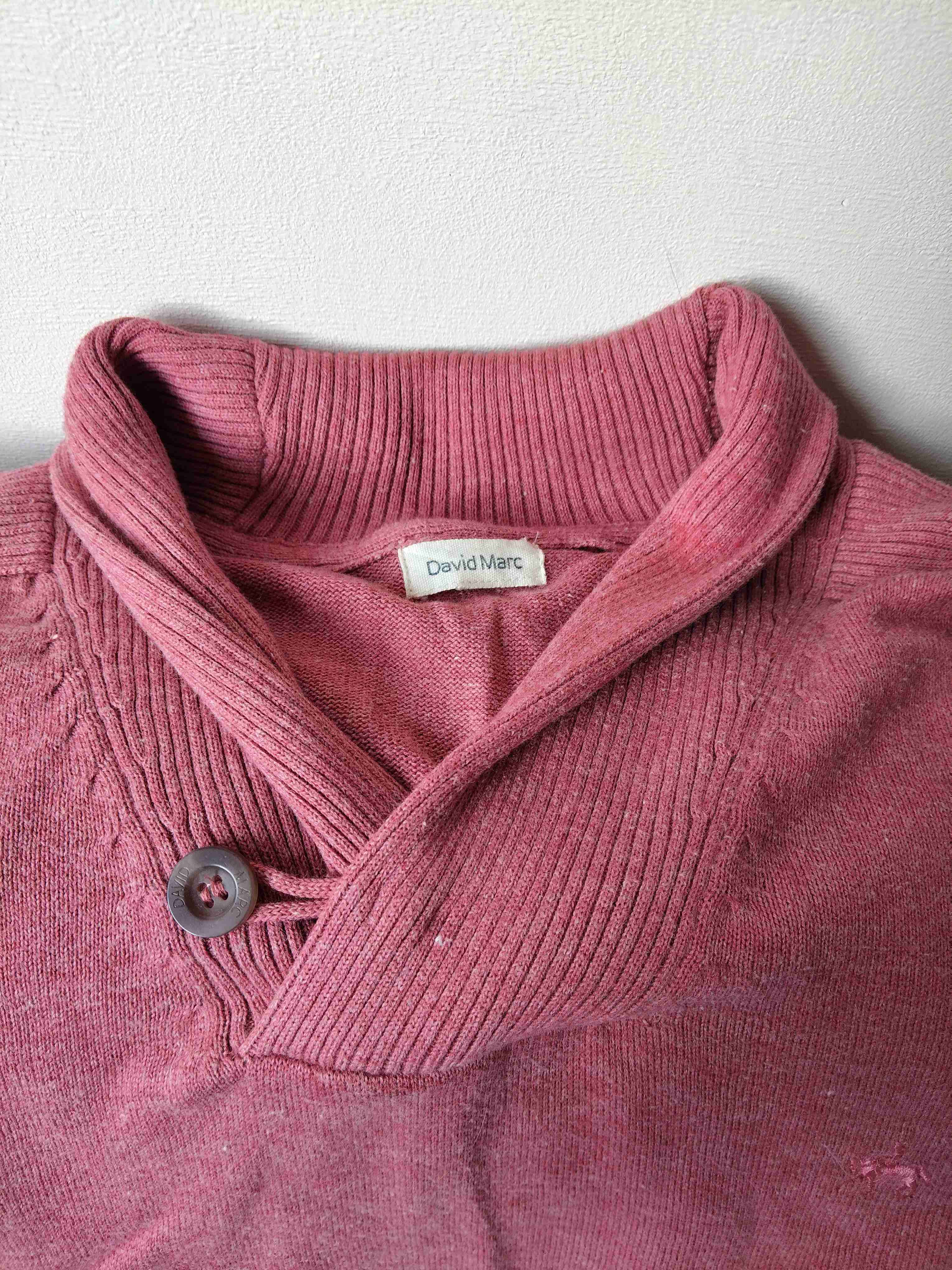 Suéter de lana rojo hombre - miniatura 4