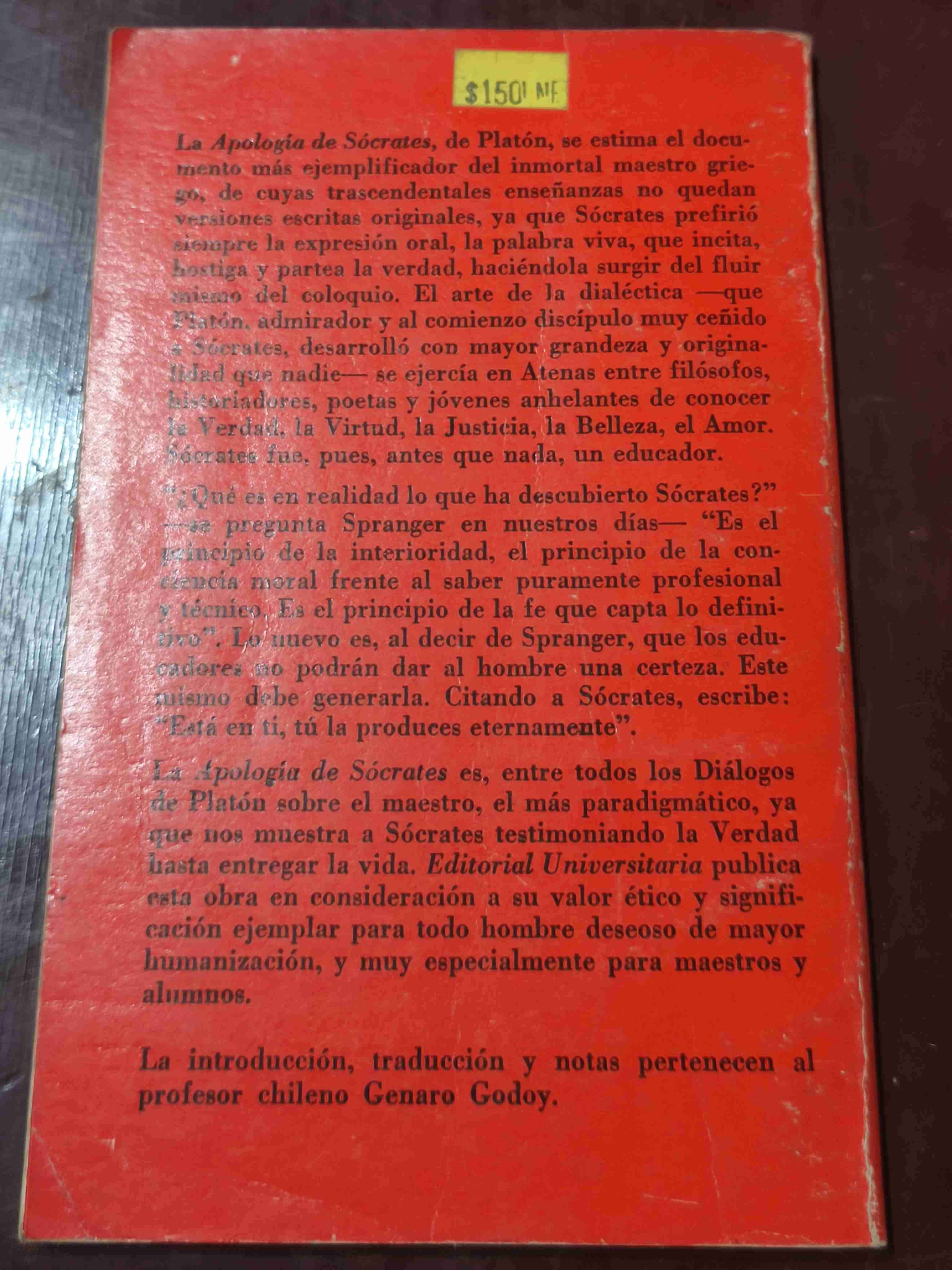 Libro Apología de Sócrates de Platón - miniatura 2