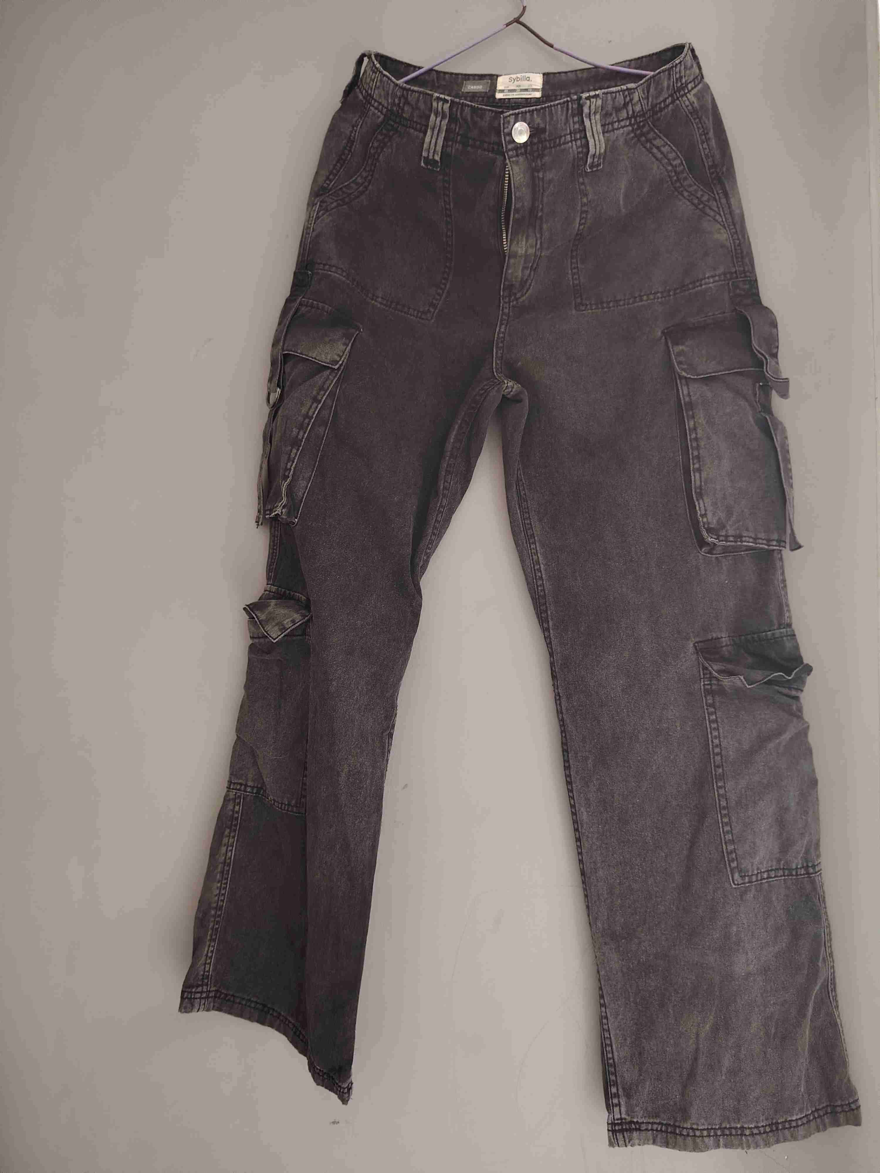 Pantalones cargo negros - miniatura 3