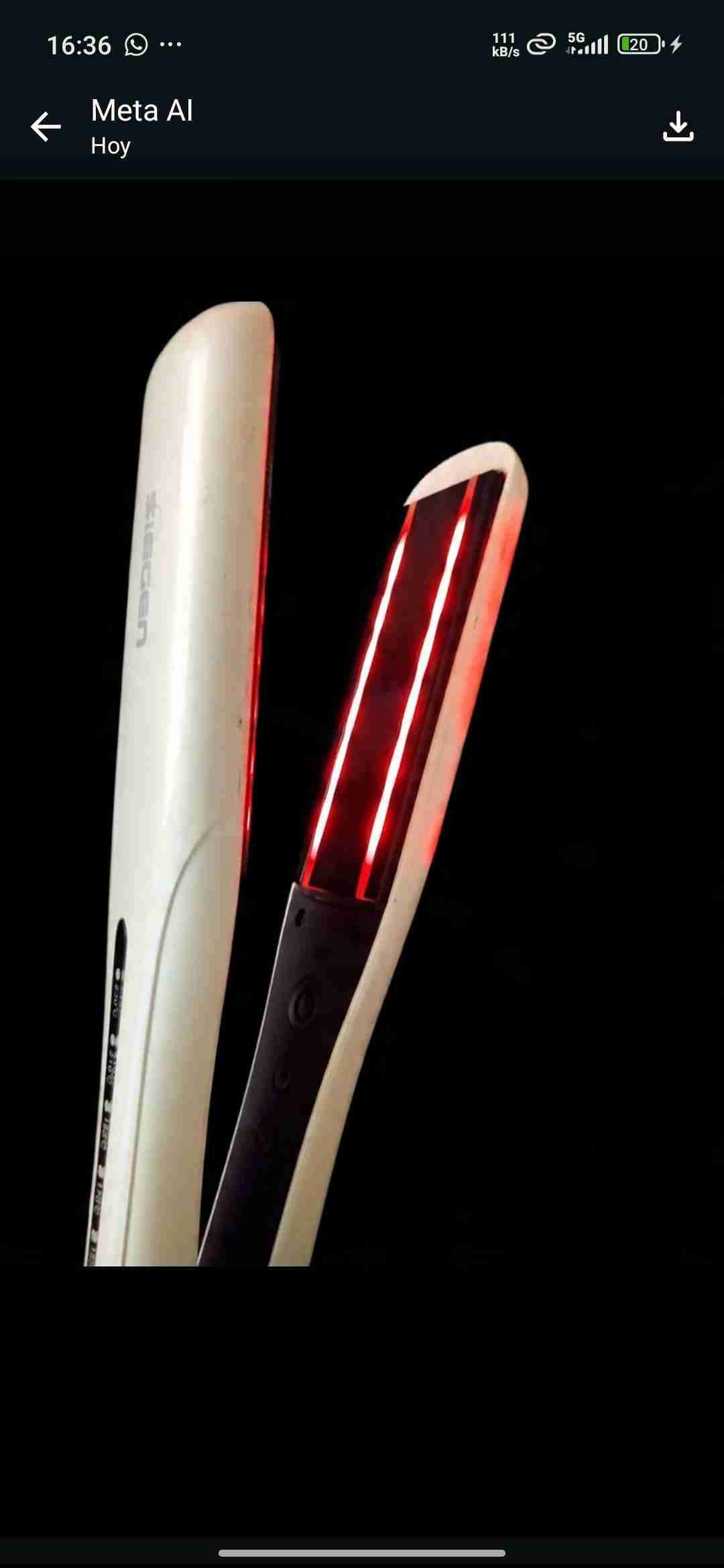 Plancha de pelo Siegen blanca - miniatura 2