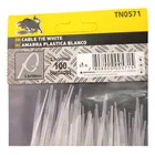 Amarras plásticas blancas 2.5x100mm 100 unidades - miniatura 3