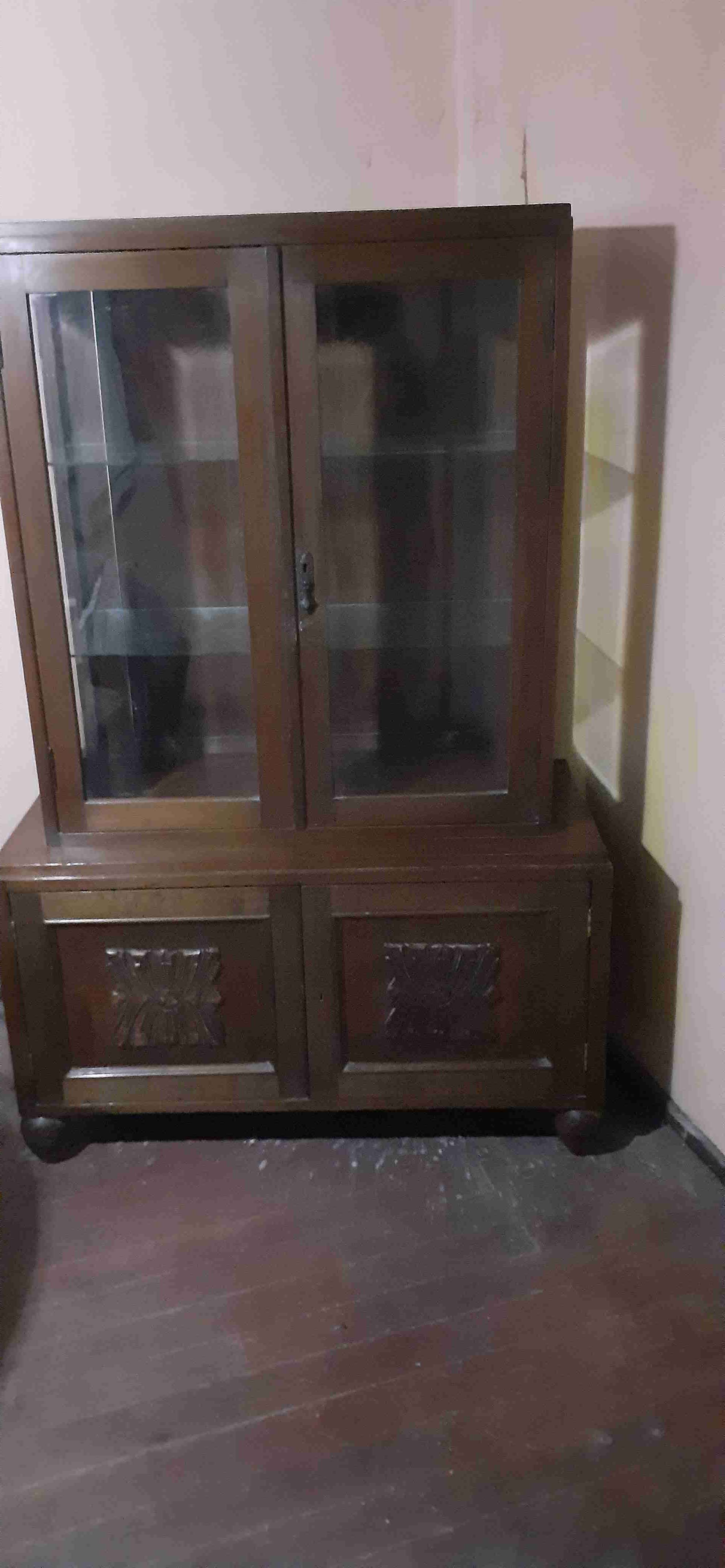 Vitrina de madera antigua - miniatura 3