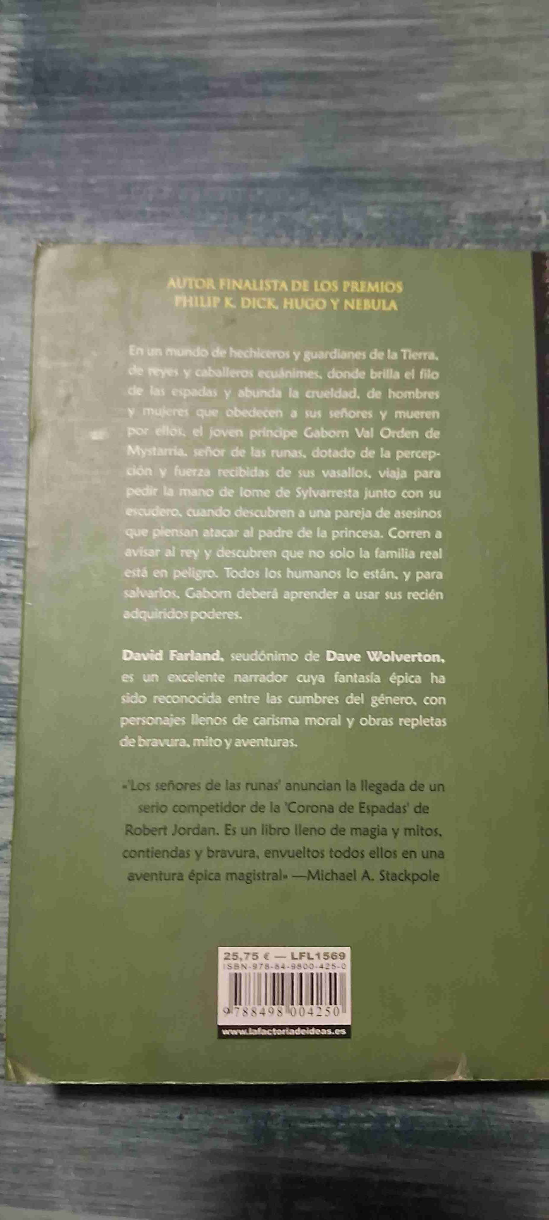 Libro 'Los Señores de las Runas' - miniatura 3
