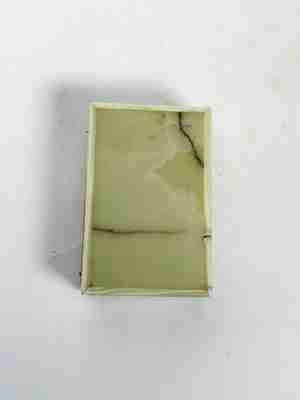 Caja decorativa de Onix verde-amarillo. - miniatura 5