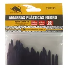Amarras plásticas negras 200x4.8mm