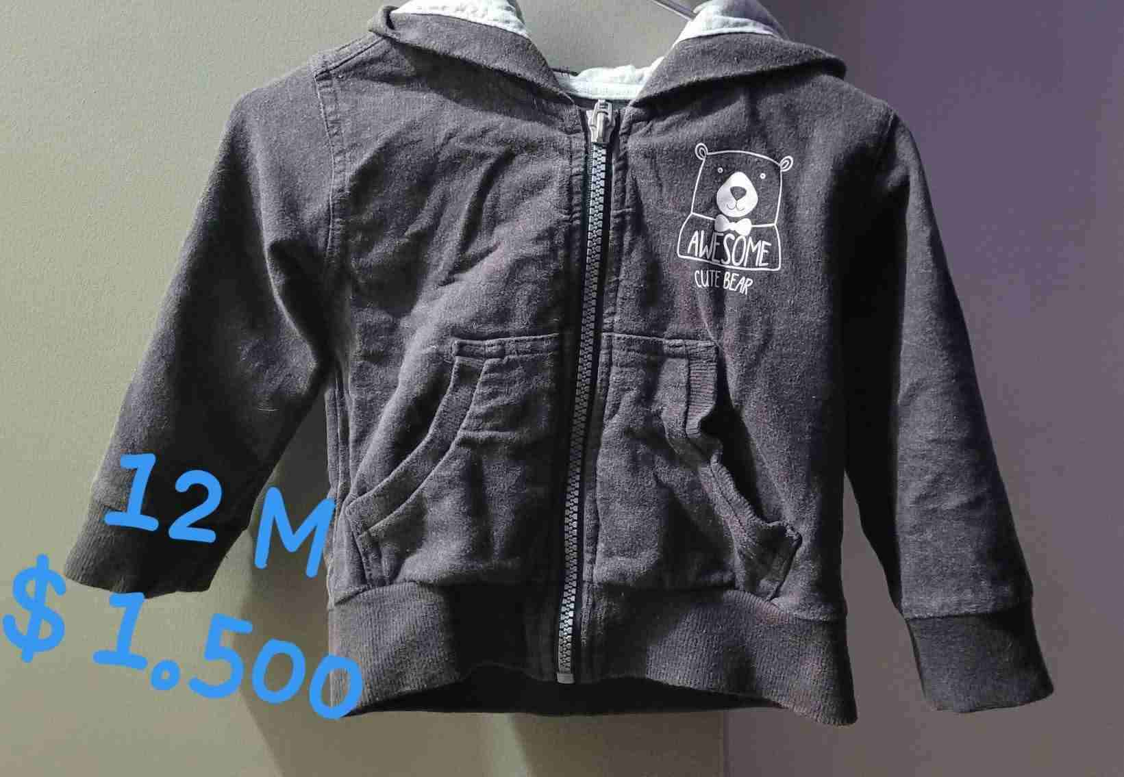 Polerón bebé con capucha - miniatura 1