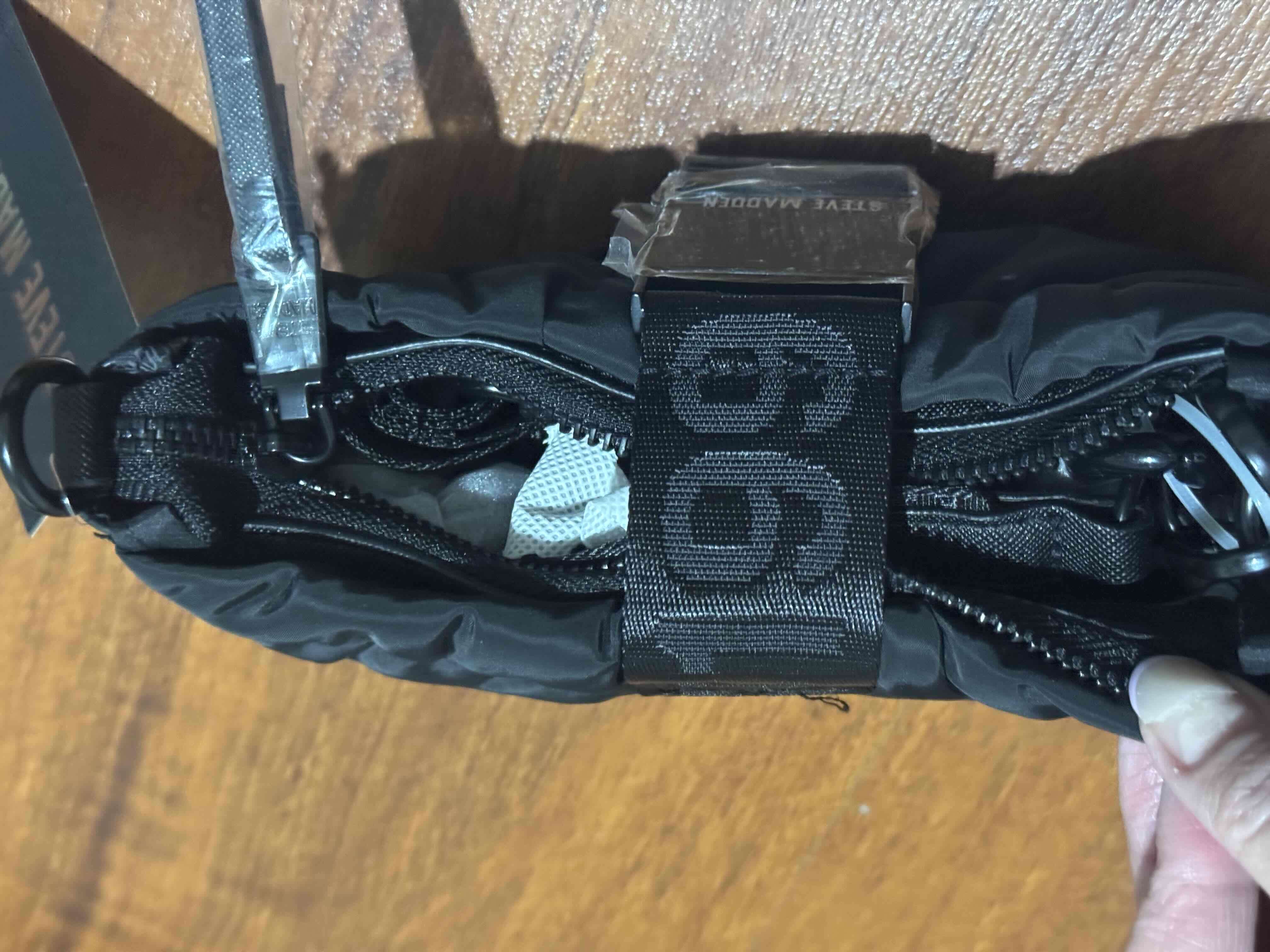 Mini bolso negro Steve Madden - miniatura 3