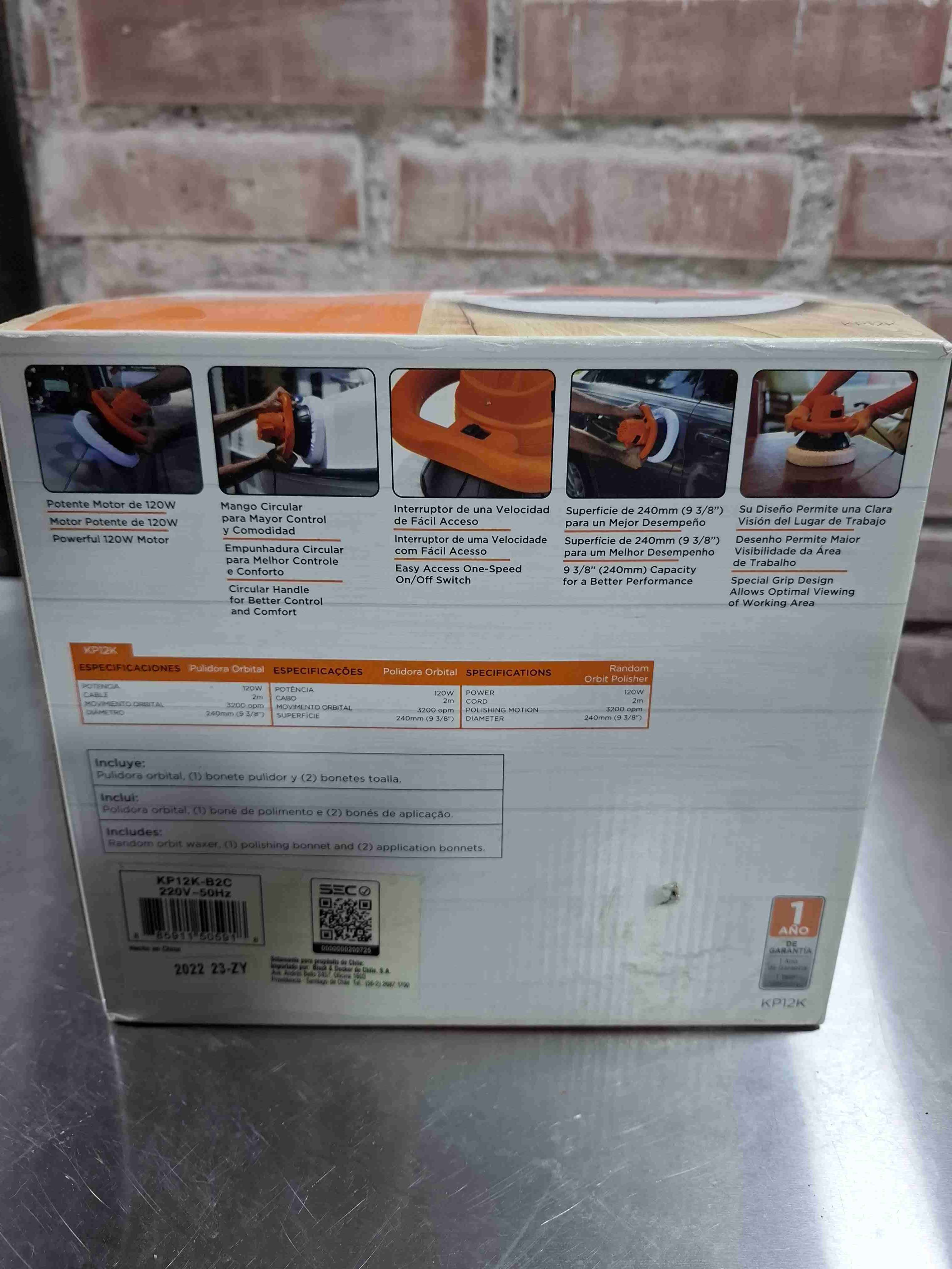 Pulidora Orbital Black+Decker 120W - miniatura 4