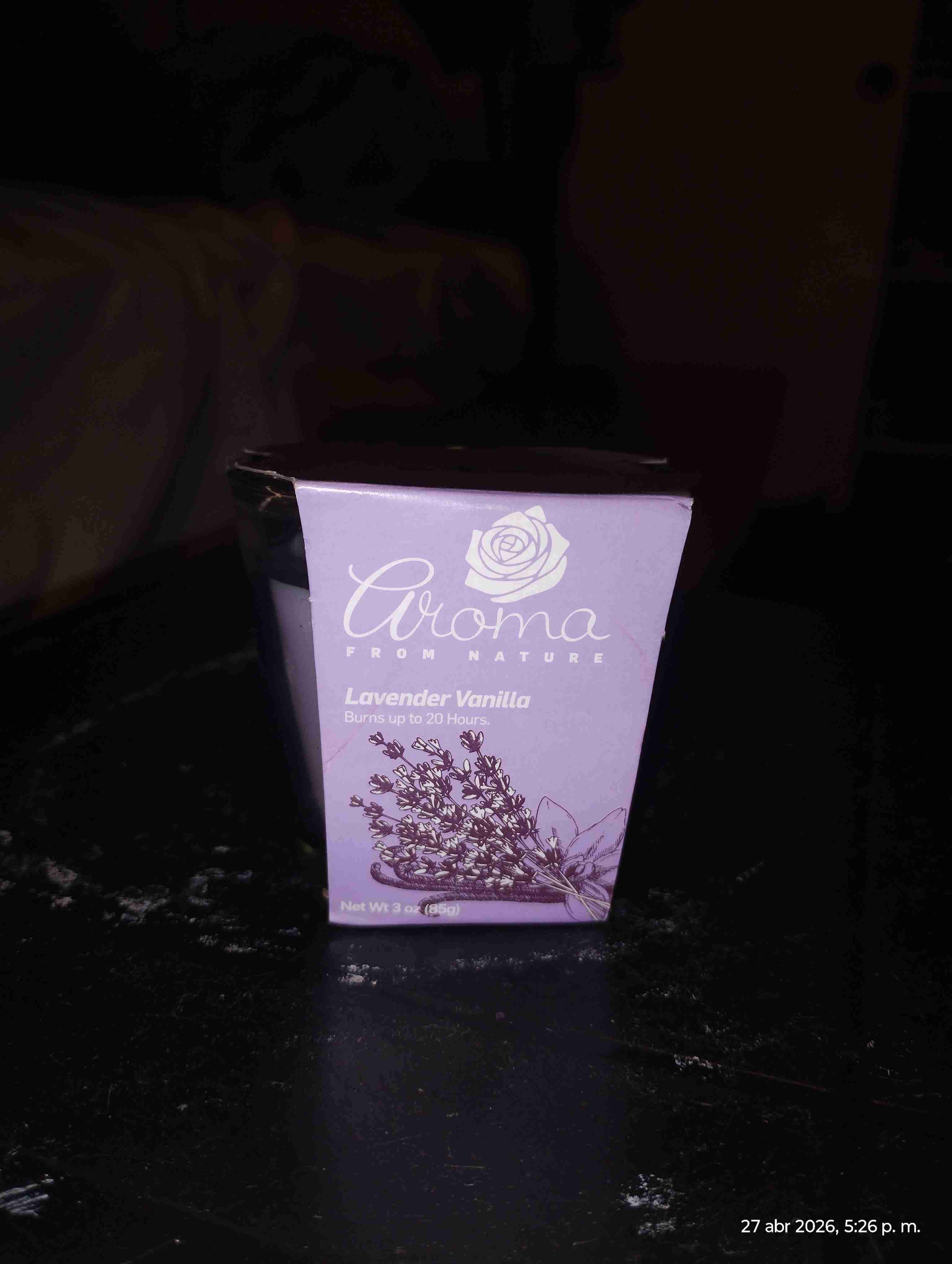 Vela aromática de Lavender Vanilla - miniatura 1