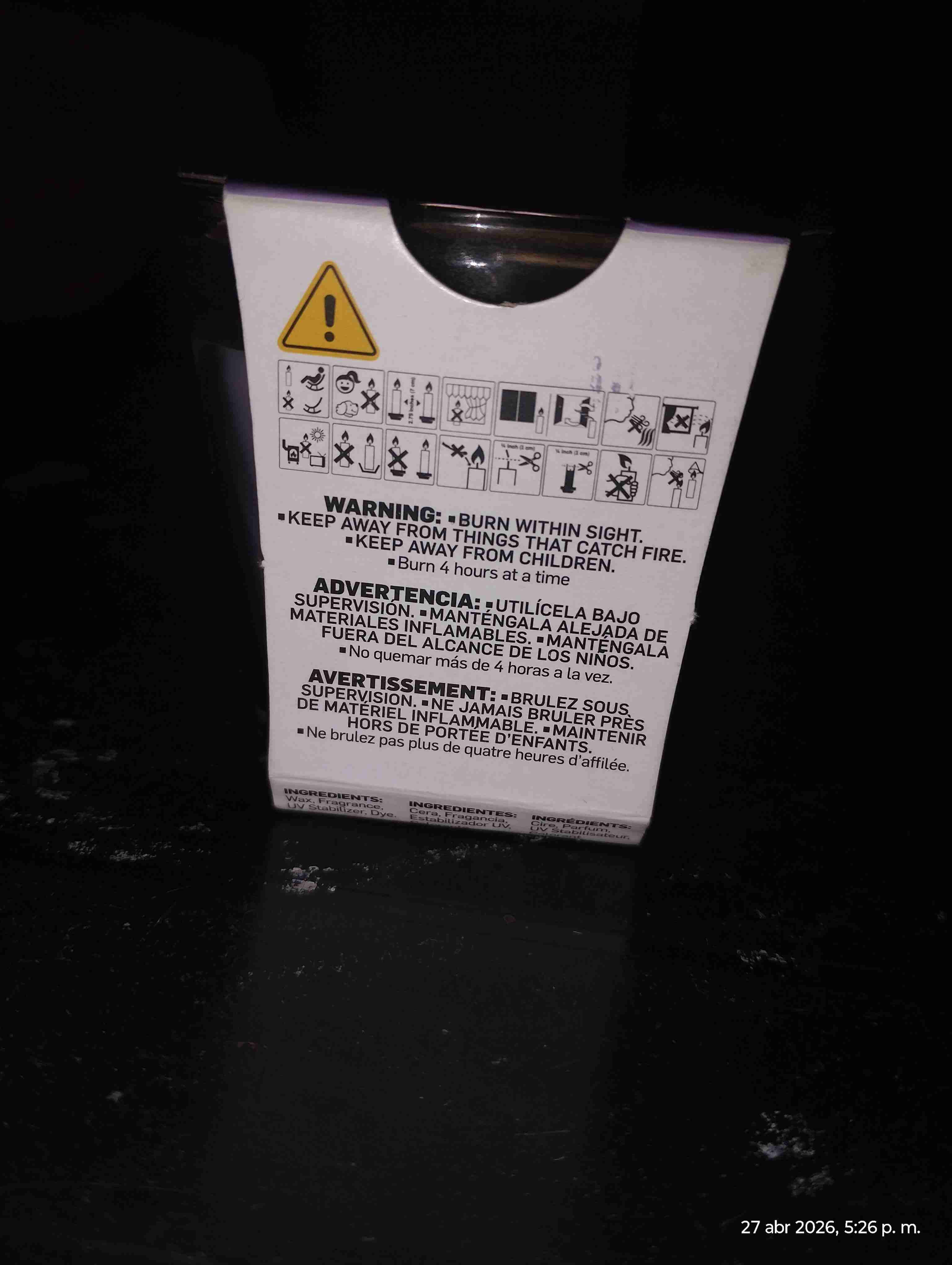 Vela aromática de Lavender Vanilla - miniatura 2