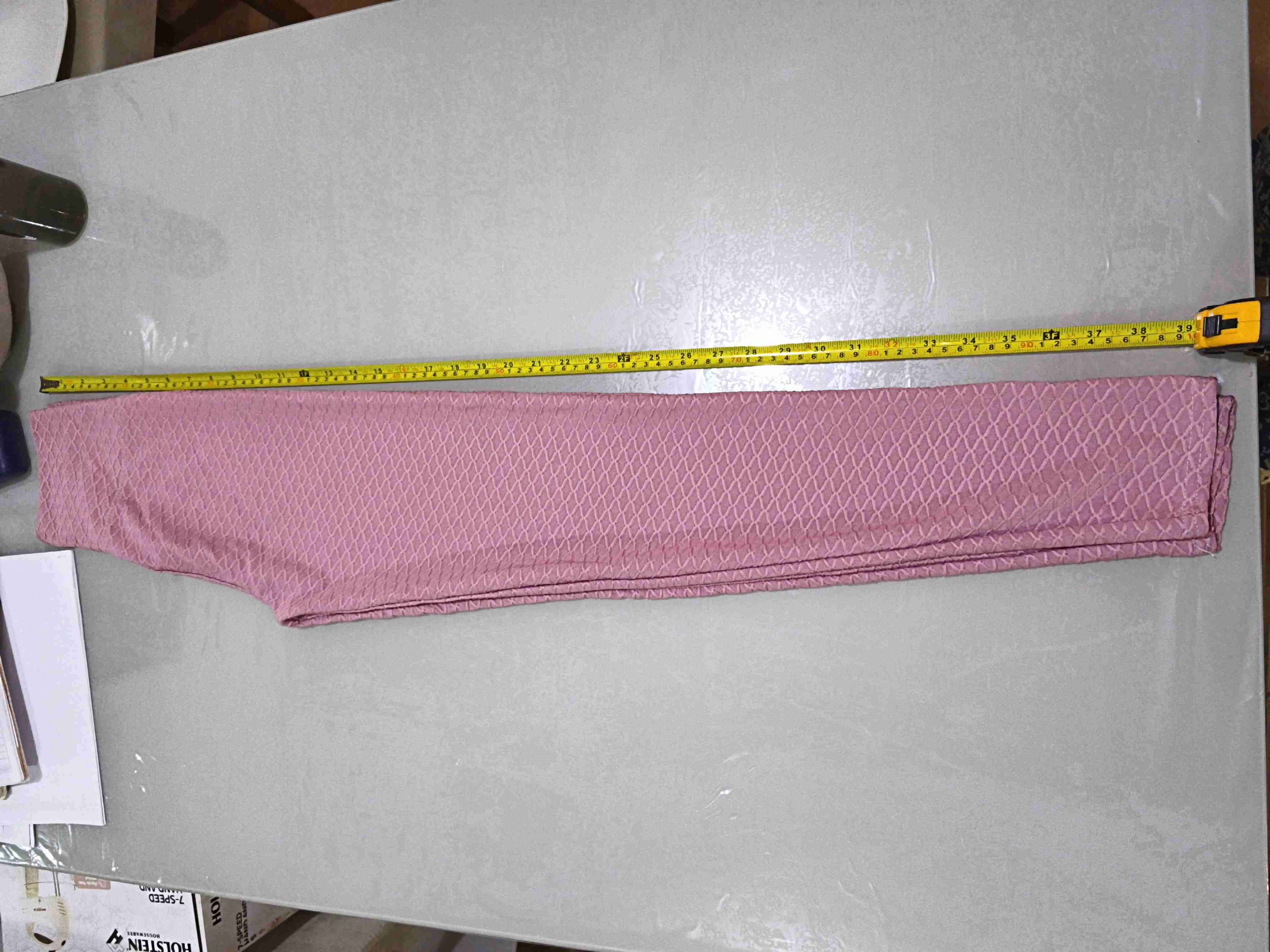 Legging o calza texturizada rosada Elasticada - miniatura 4