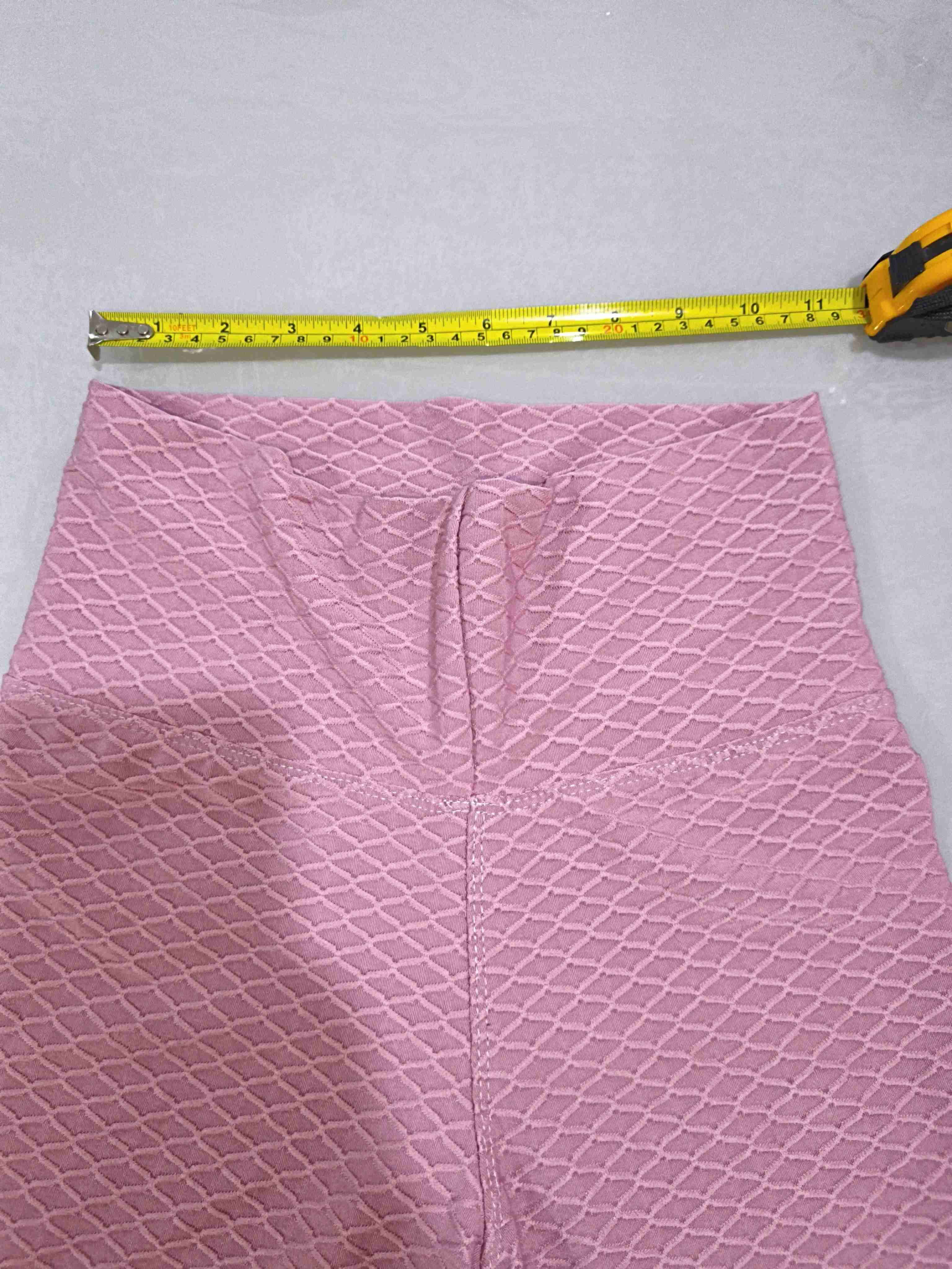 Legging o calza texturizada rosada Elasticada - miniatura 5