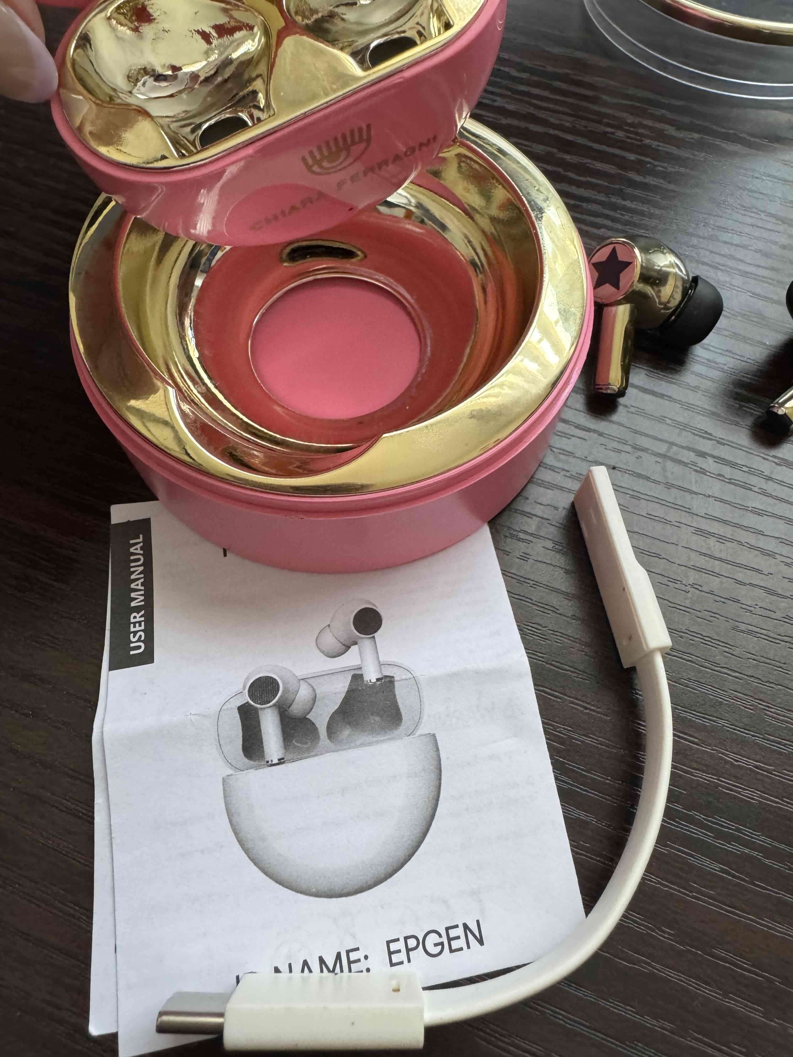 Audífonos  rosa Chiara Ferragni - miniatura 3