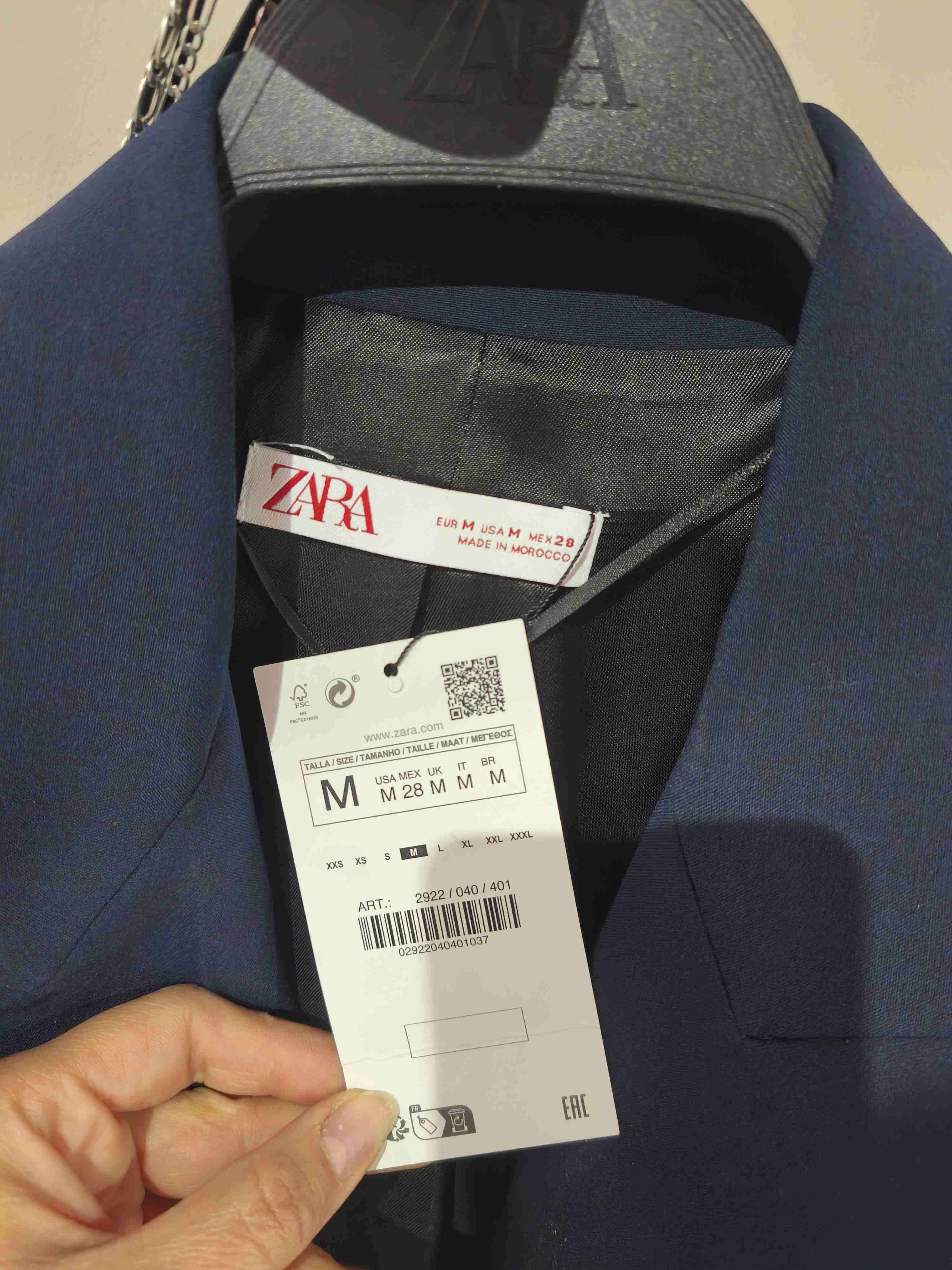 Blazer azul ZARA - miniatura 3