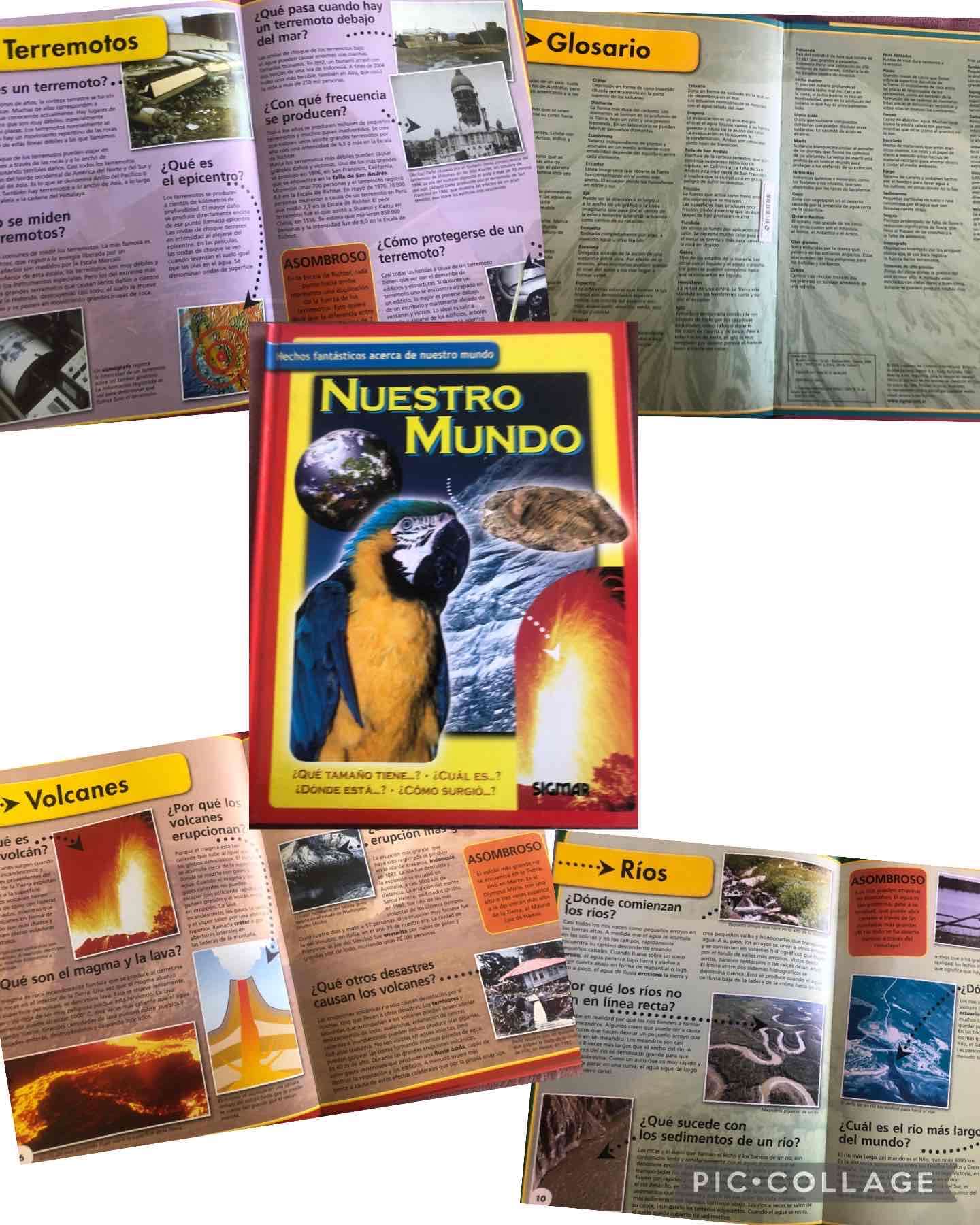 Libro 'Nuestro Mundo' educativo