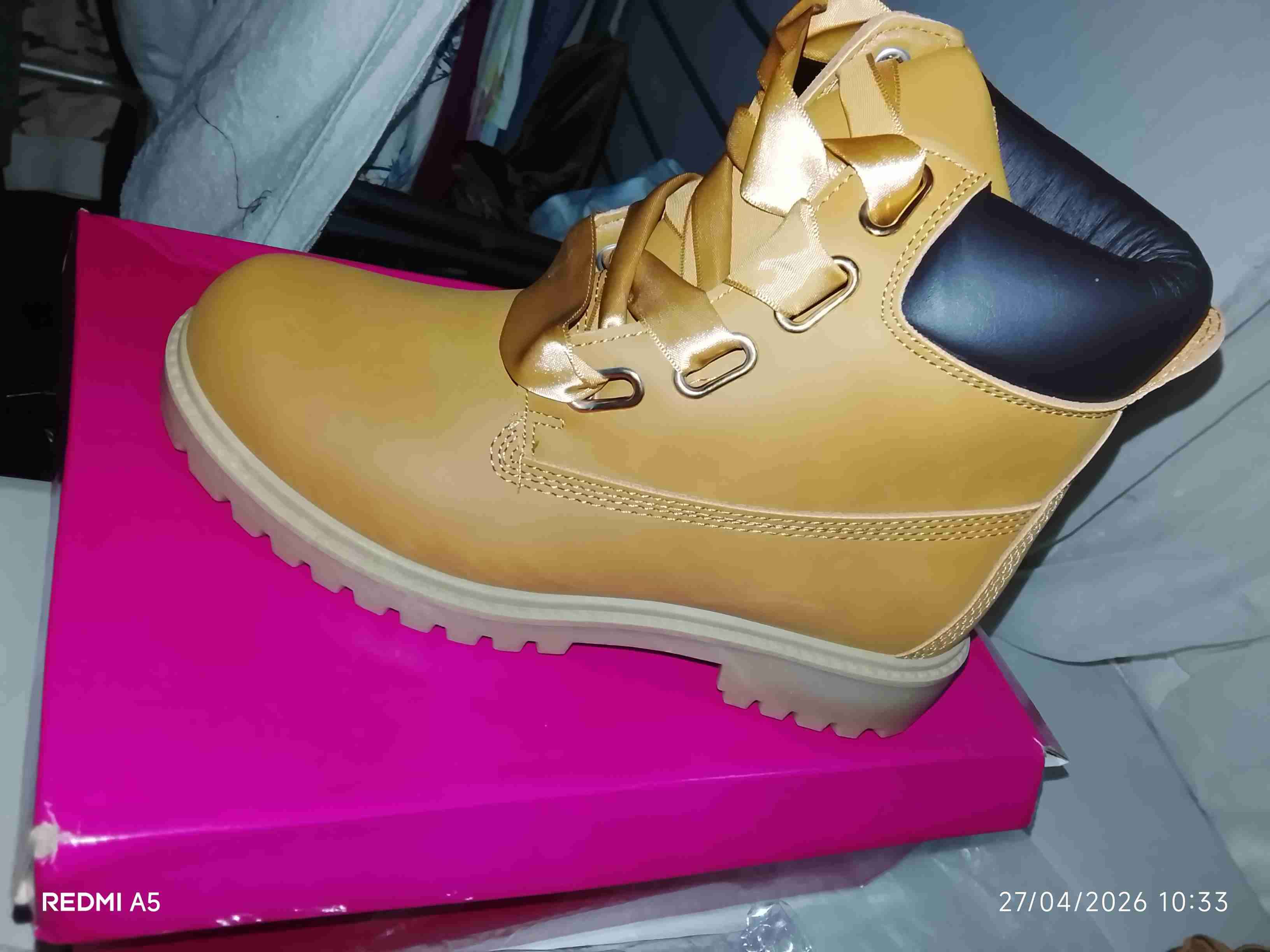 Botas color camel con lazo - miniatura 2