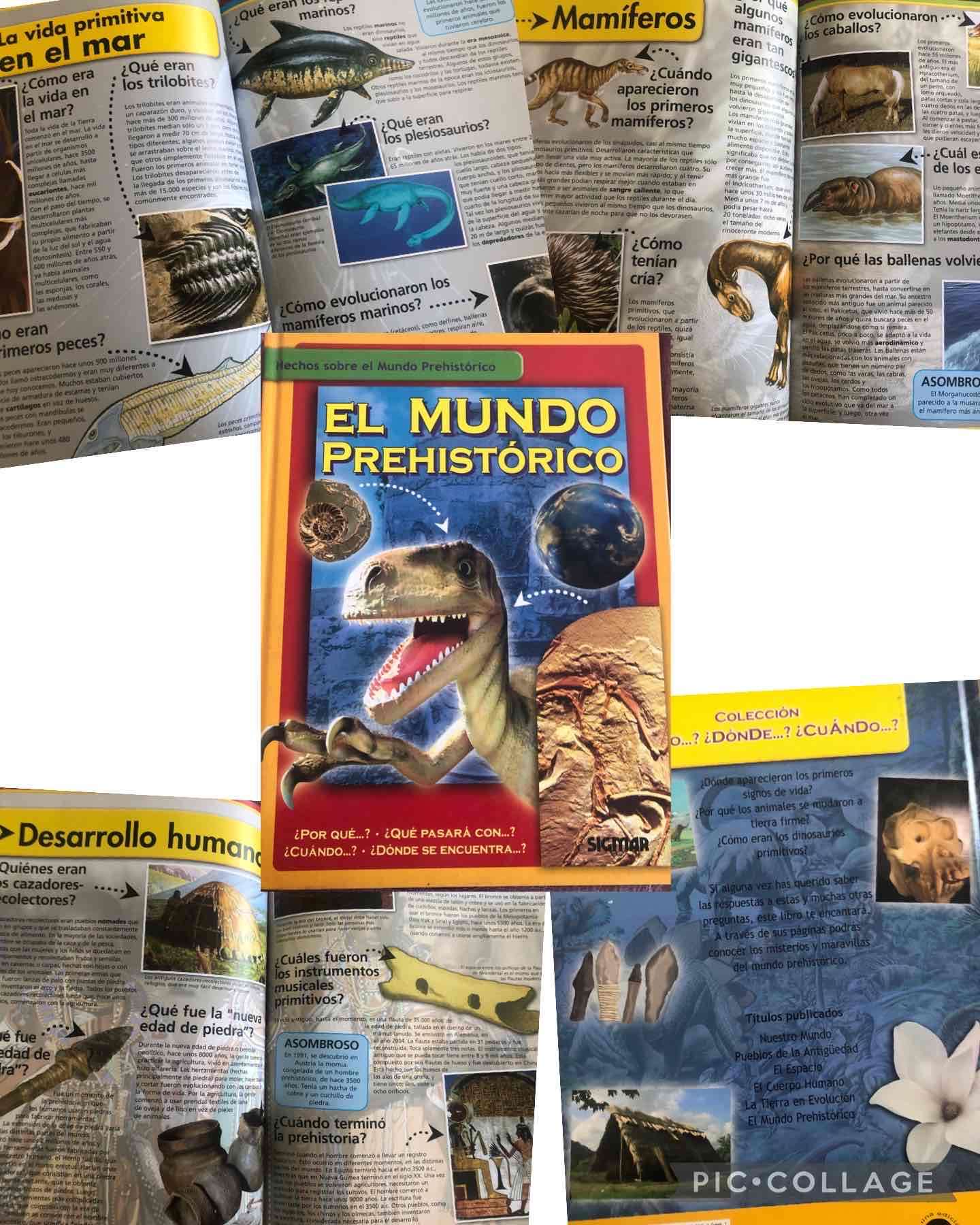 Libro El Mundo Prehistórico