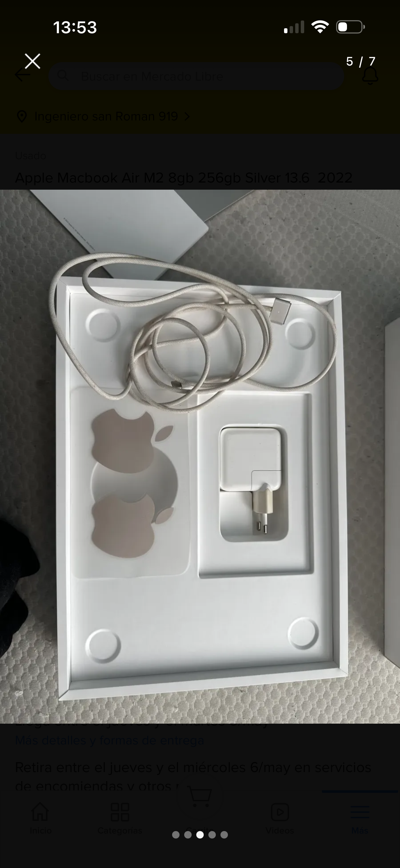 Laptop Apple MacBook Air M2 2022 - miniatura 3